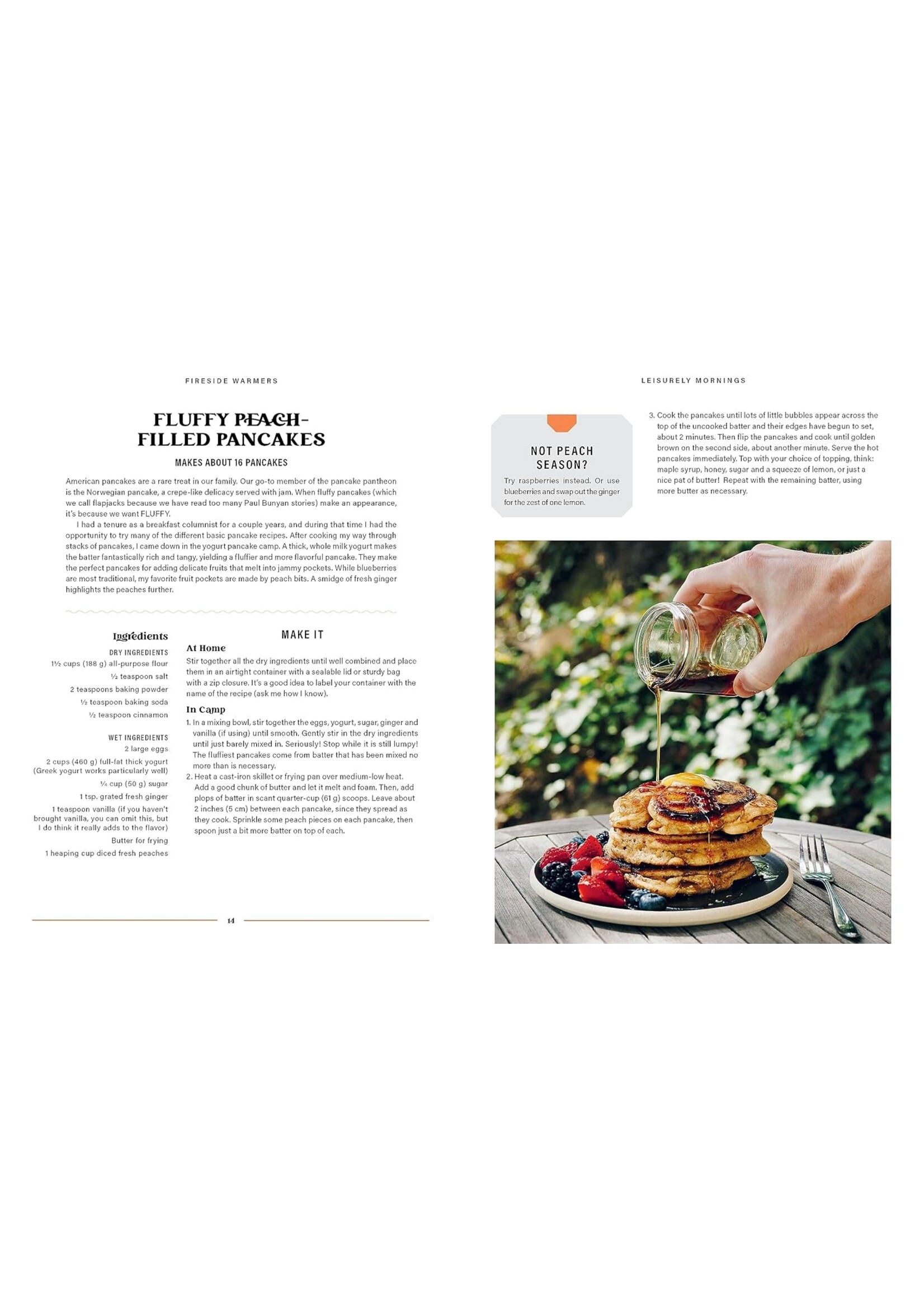 New Camp Cookbook Fireside Warmers