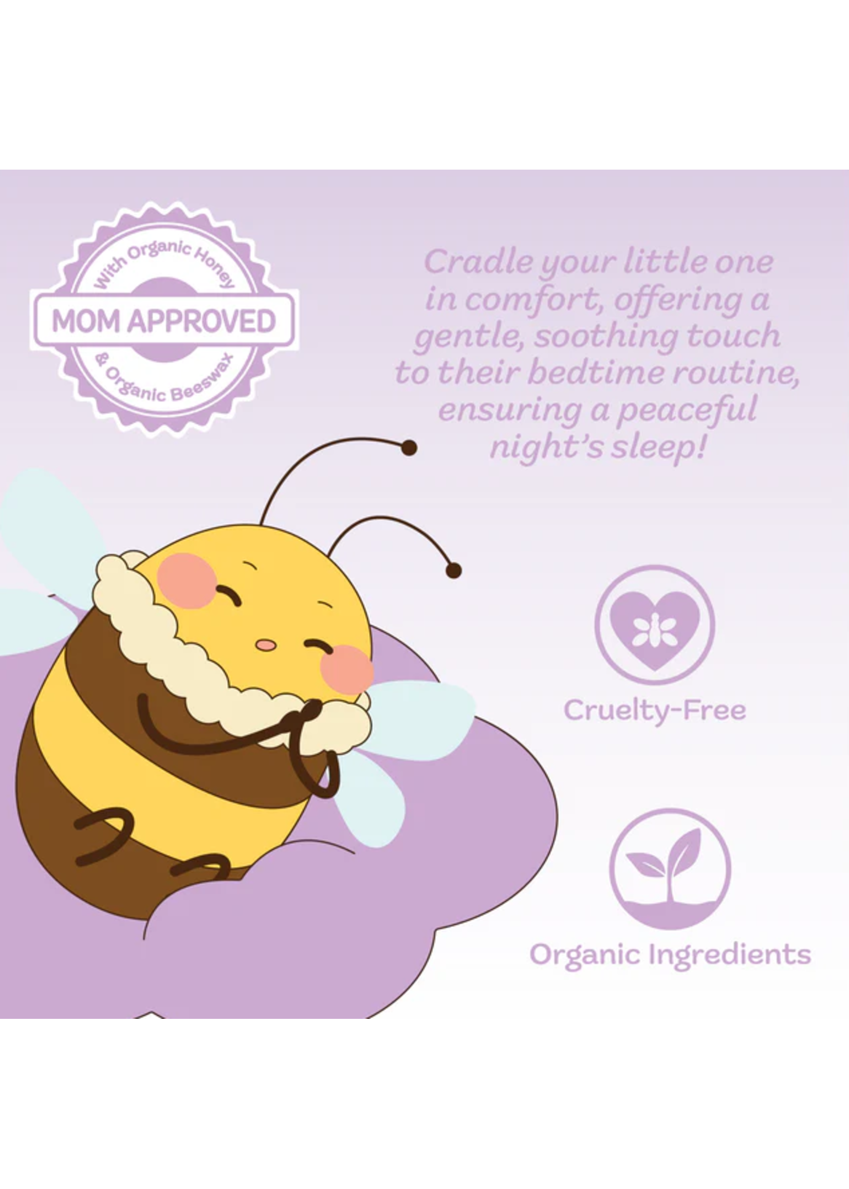 Naked Bee Lil' Cheeks to Cheeks Face & Body Lotion Lavender Lullaby