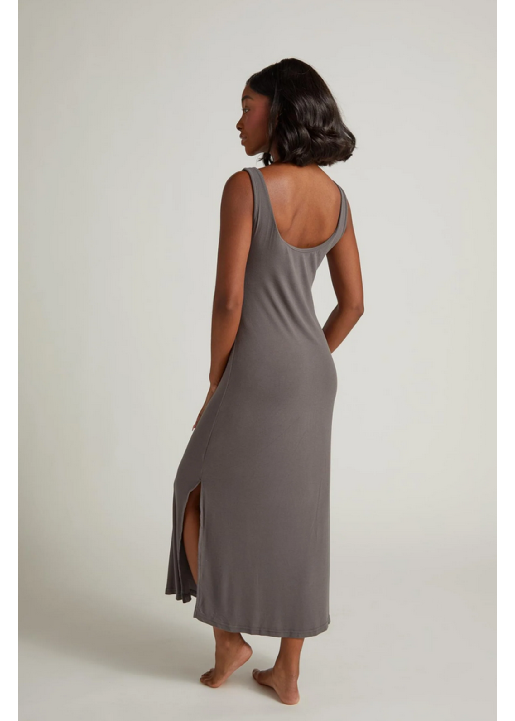 Faceplant Soft Lounge Dress Earl Grey