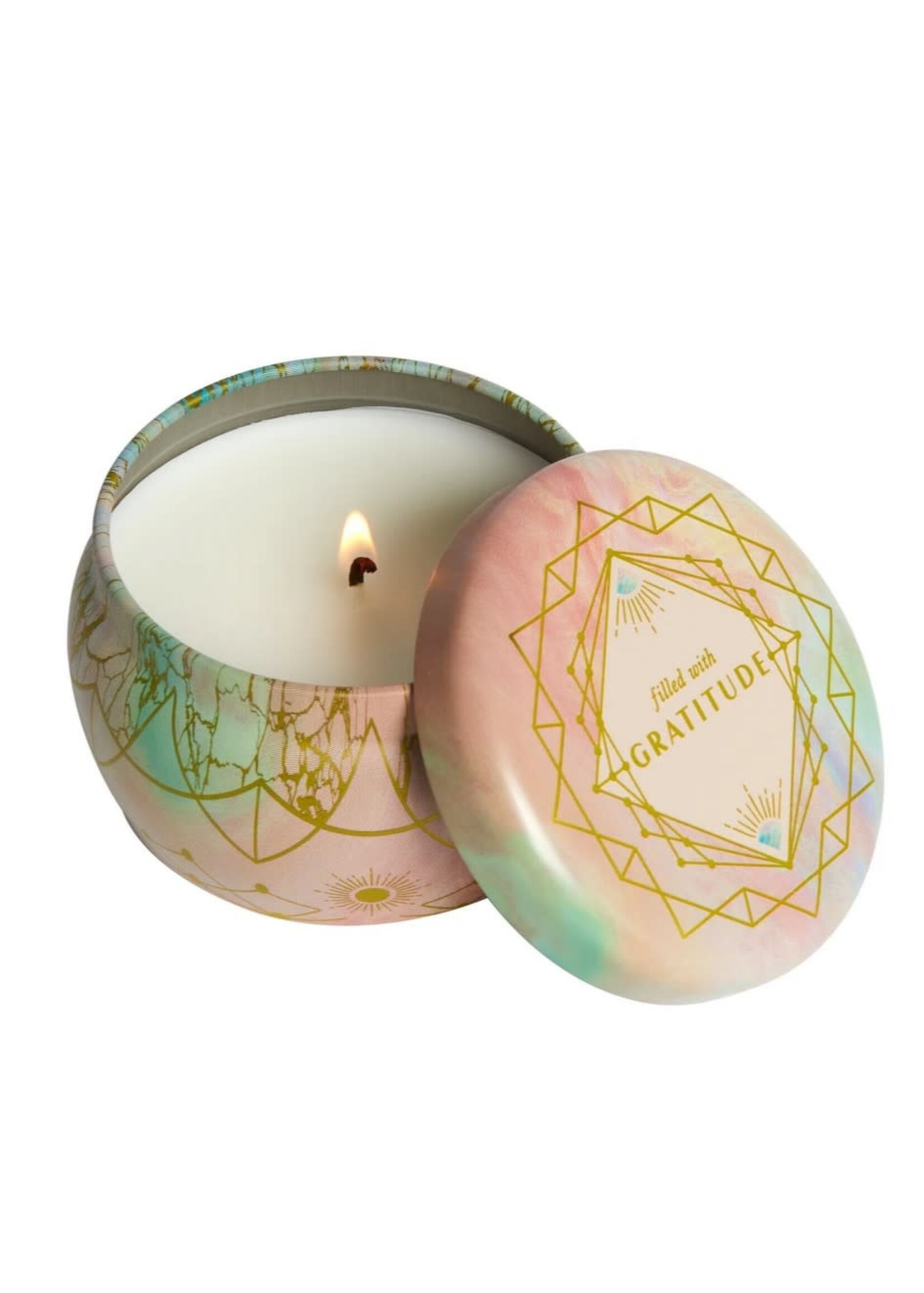 Candle Gratitude Scented Tin