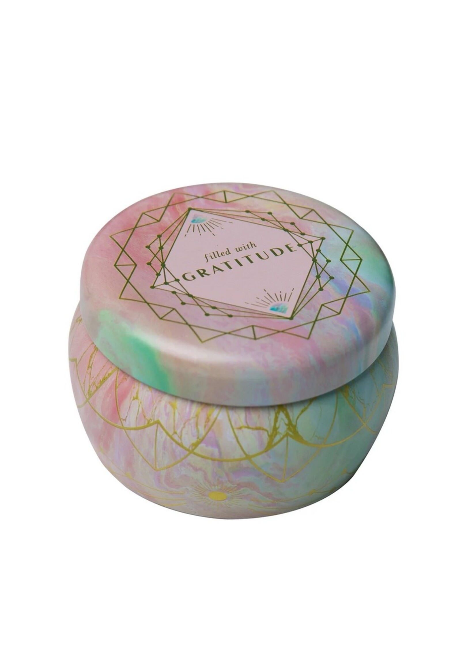 Candle Gratitude Scented Tin