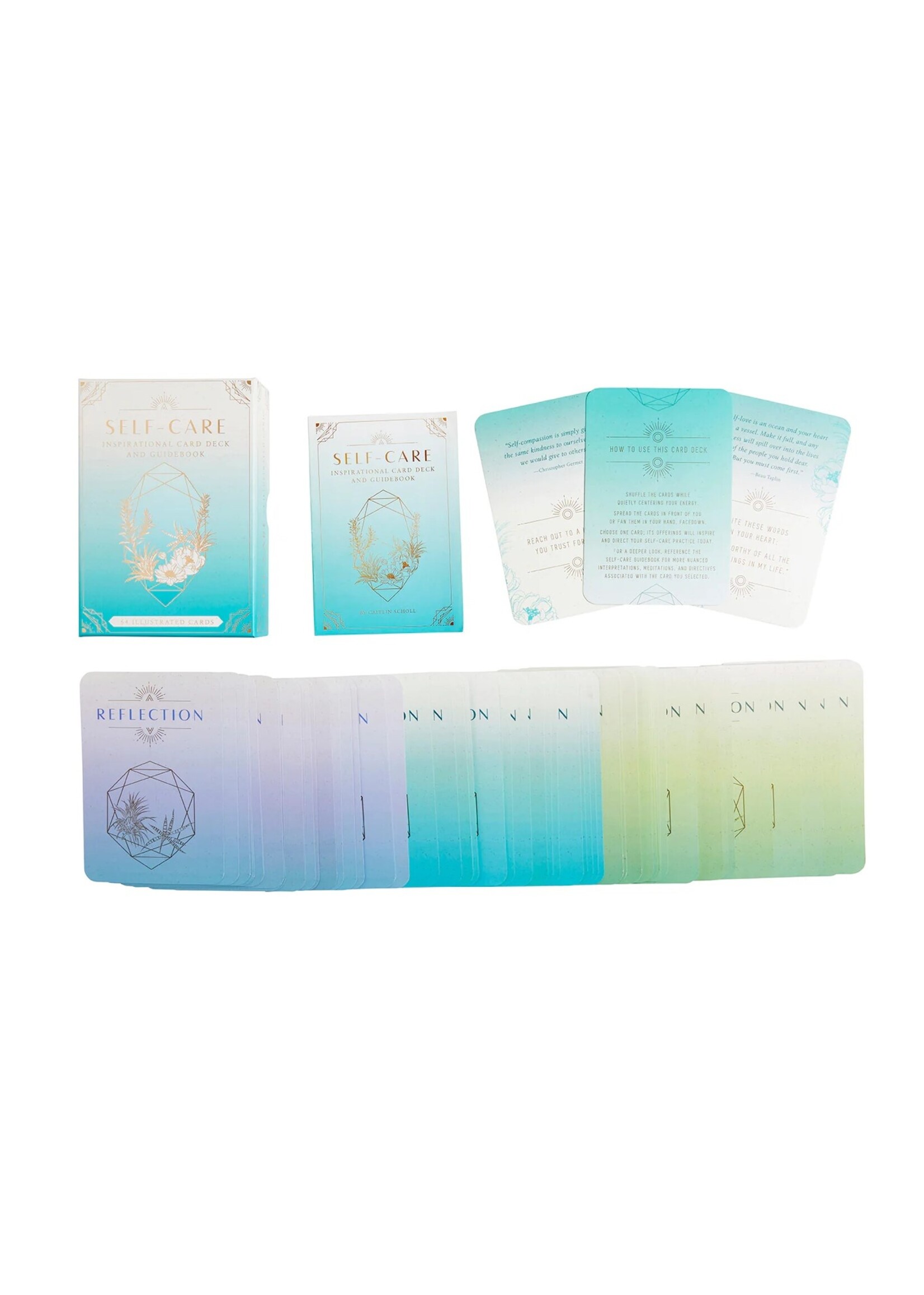 DECK Self-Care: Inspirational Card Deck and Guidebook