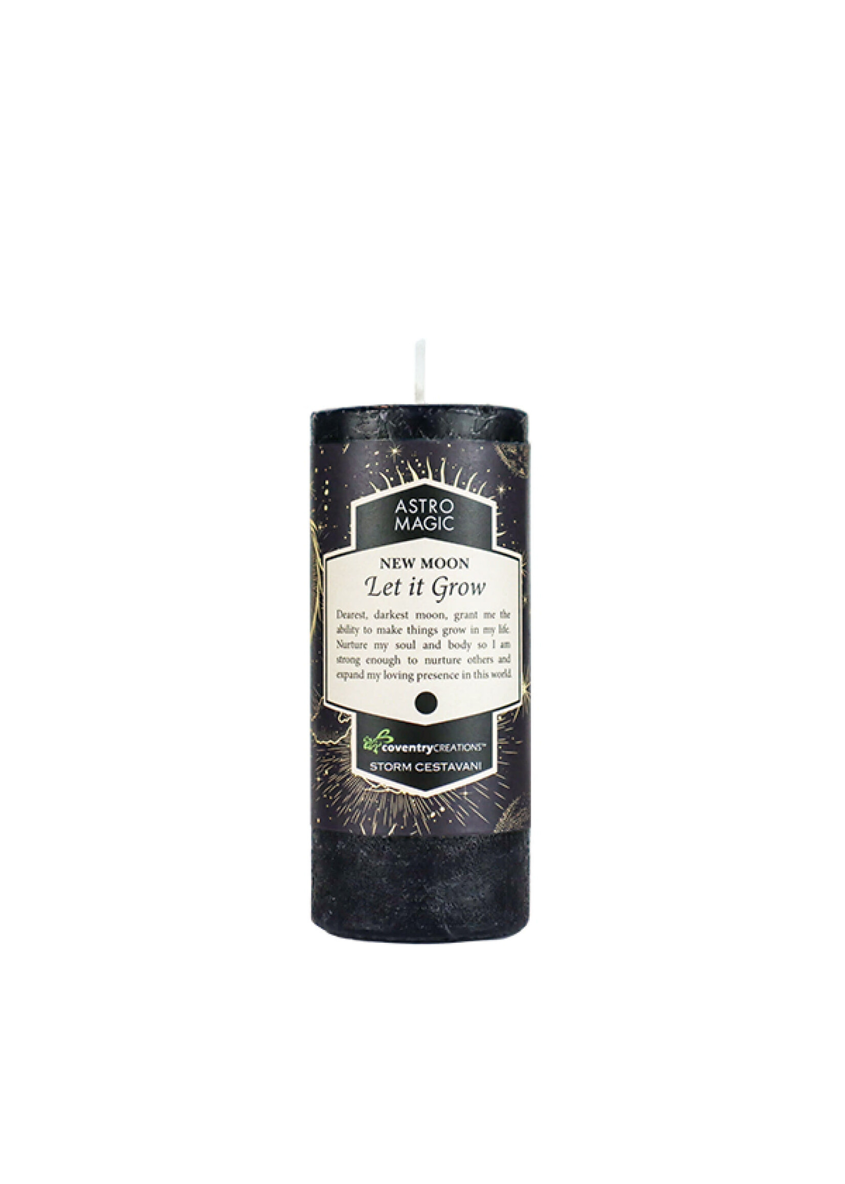 Candle Astro Magic New Moon  Let It Grow