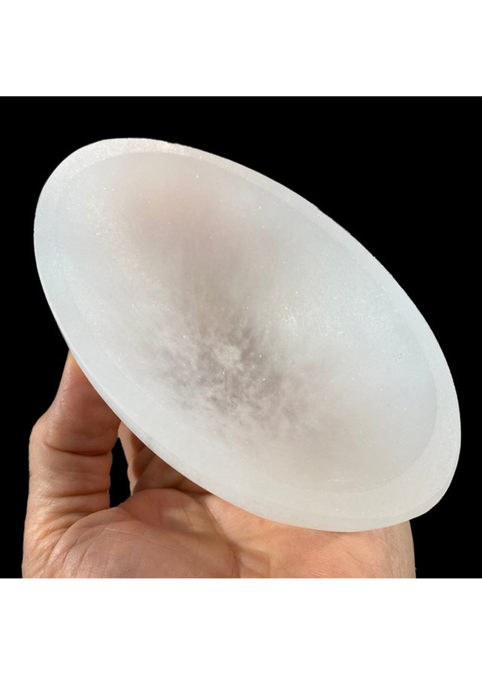 Selenite Oval Bowl
