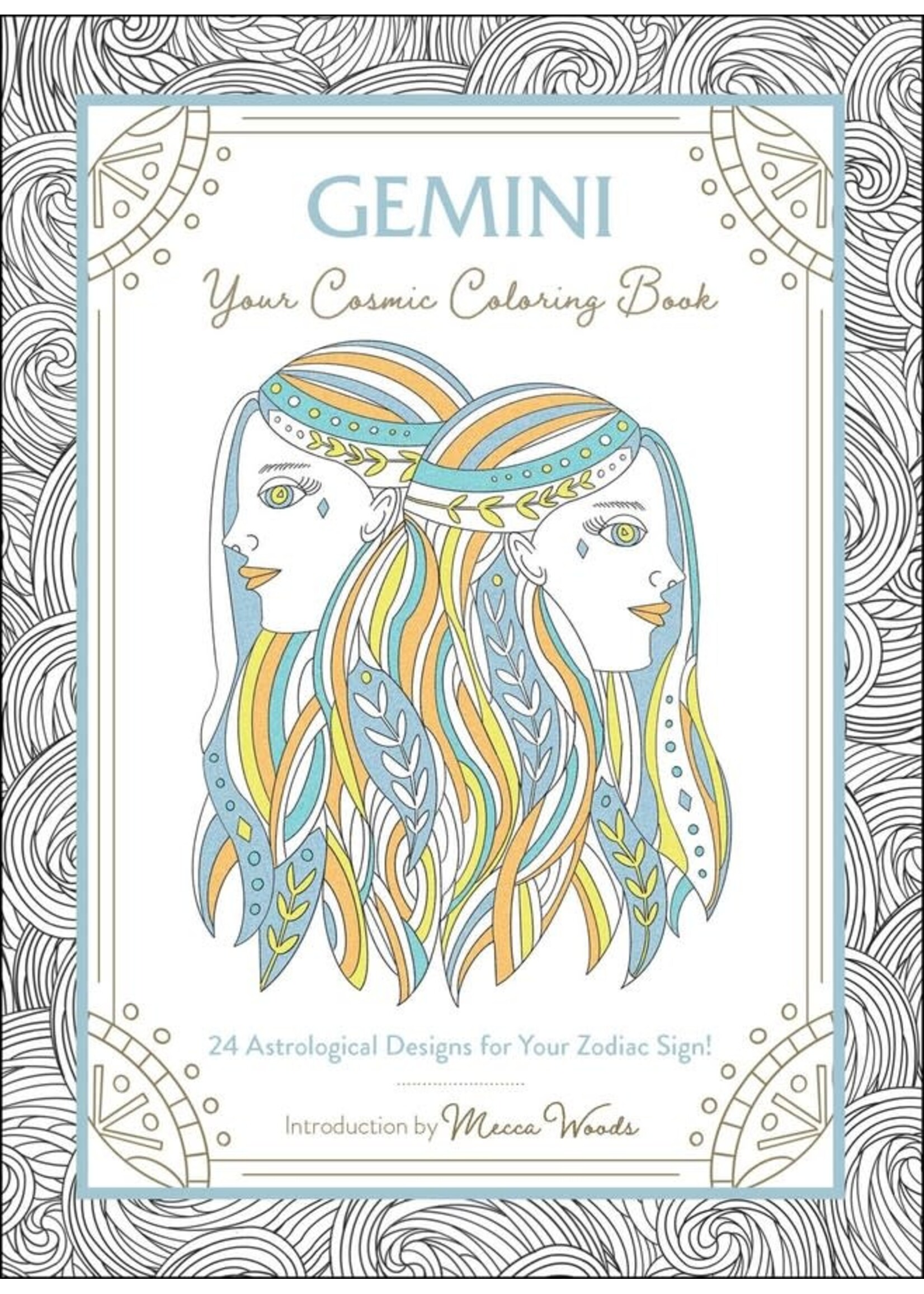 Cosmic Coloring Book Gemini