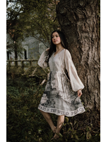 Dress Printed Reversible Layering Tunic ONE SIZE