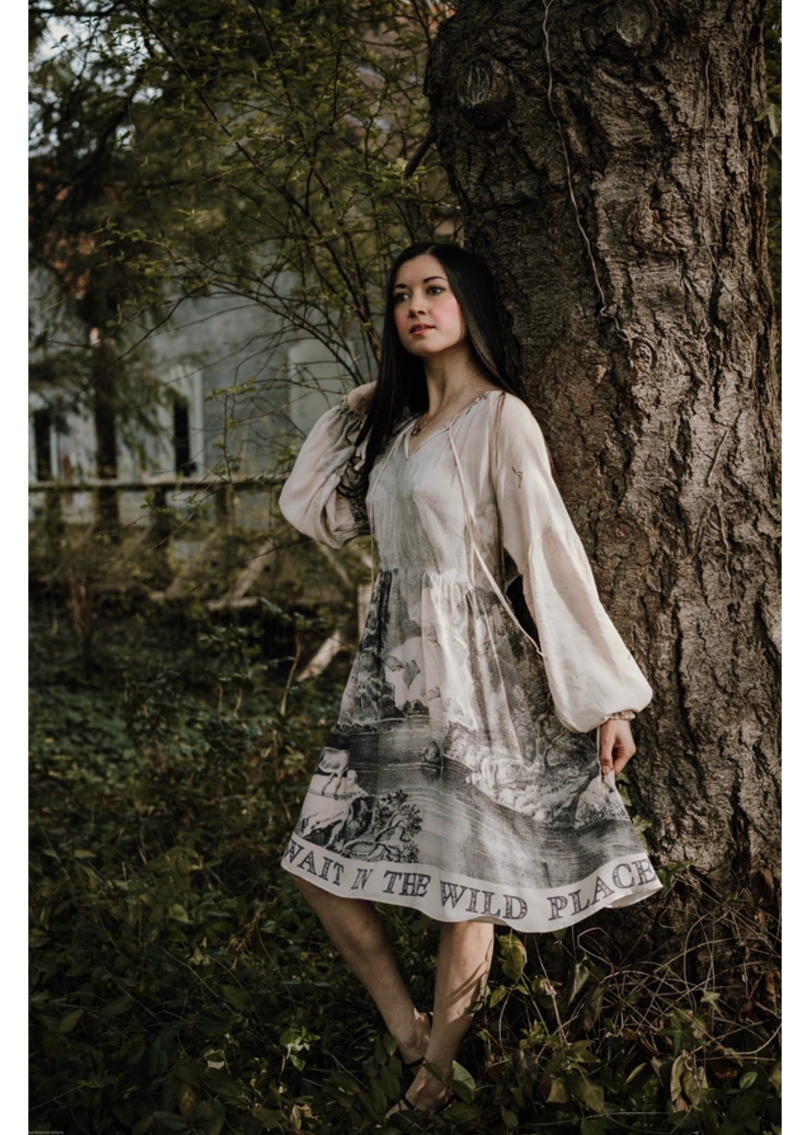 Dress Printed Reversible Layering Tunic ONE SIZE