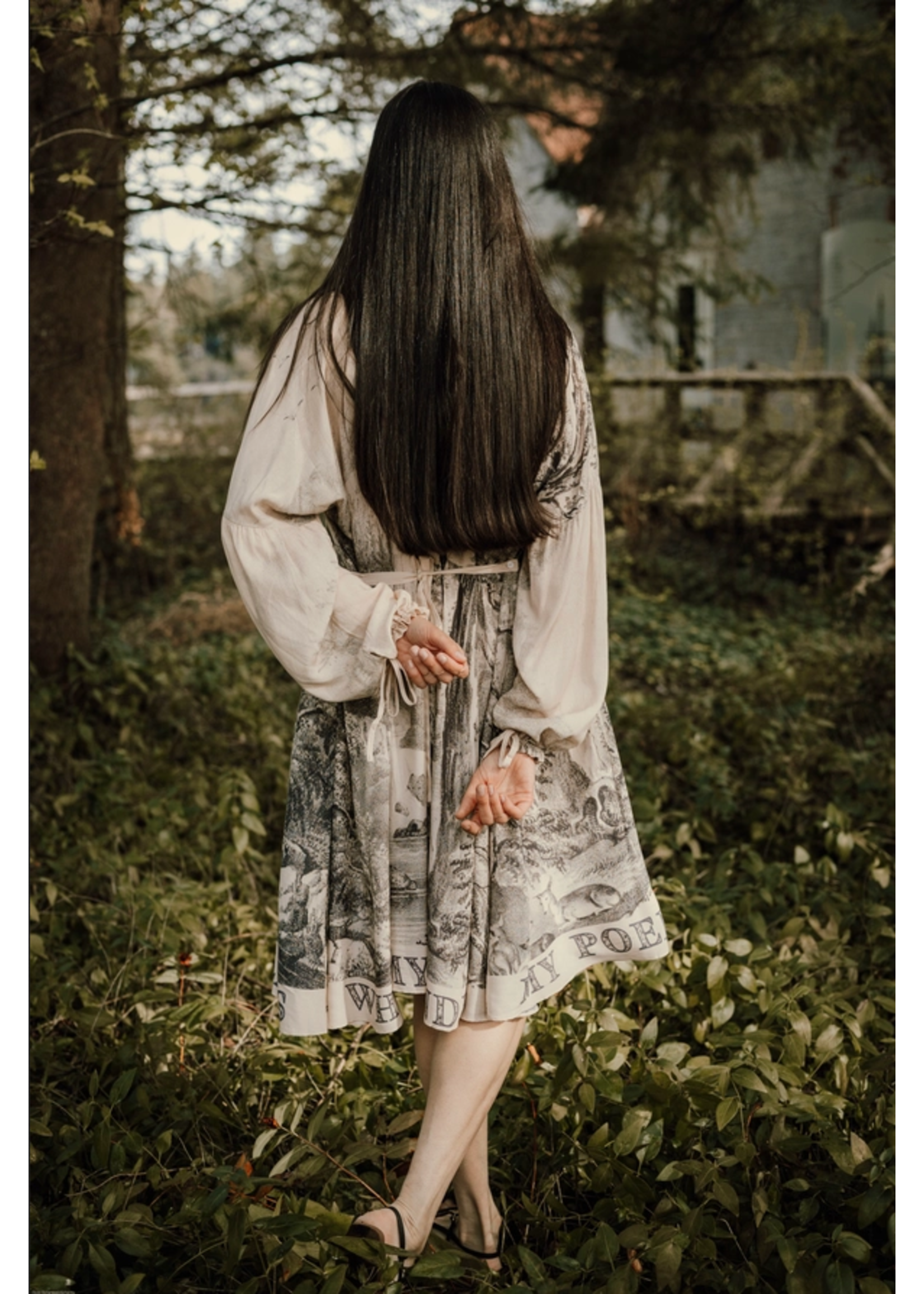 Dress Printed Reversible Layering Tunic ONE SIZE