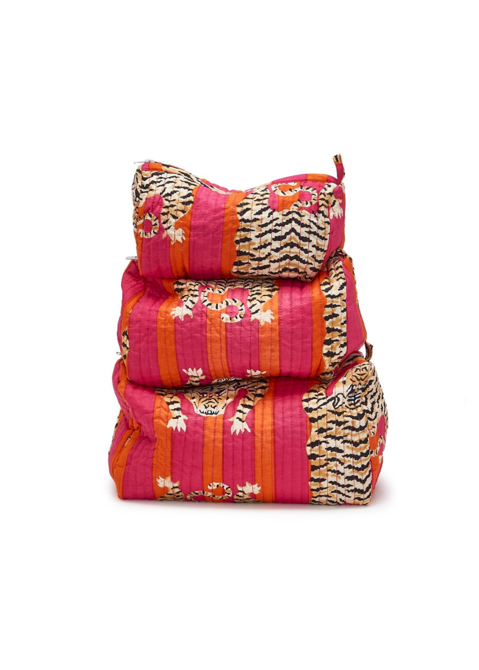 Two's Company Tiger Print Pouch