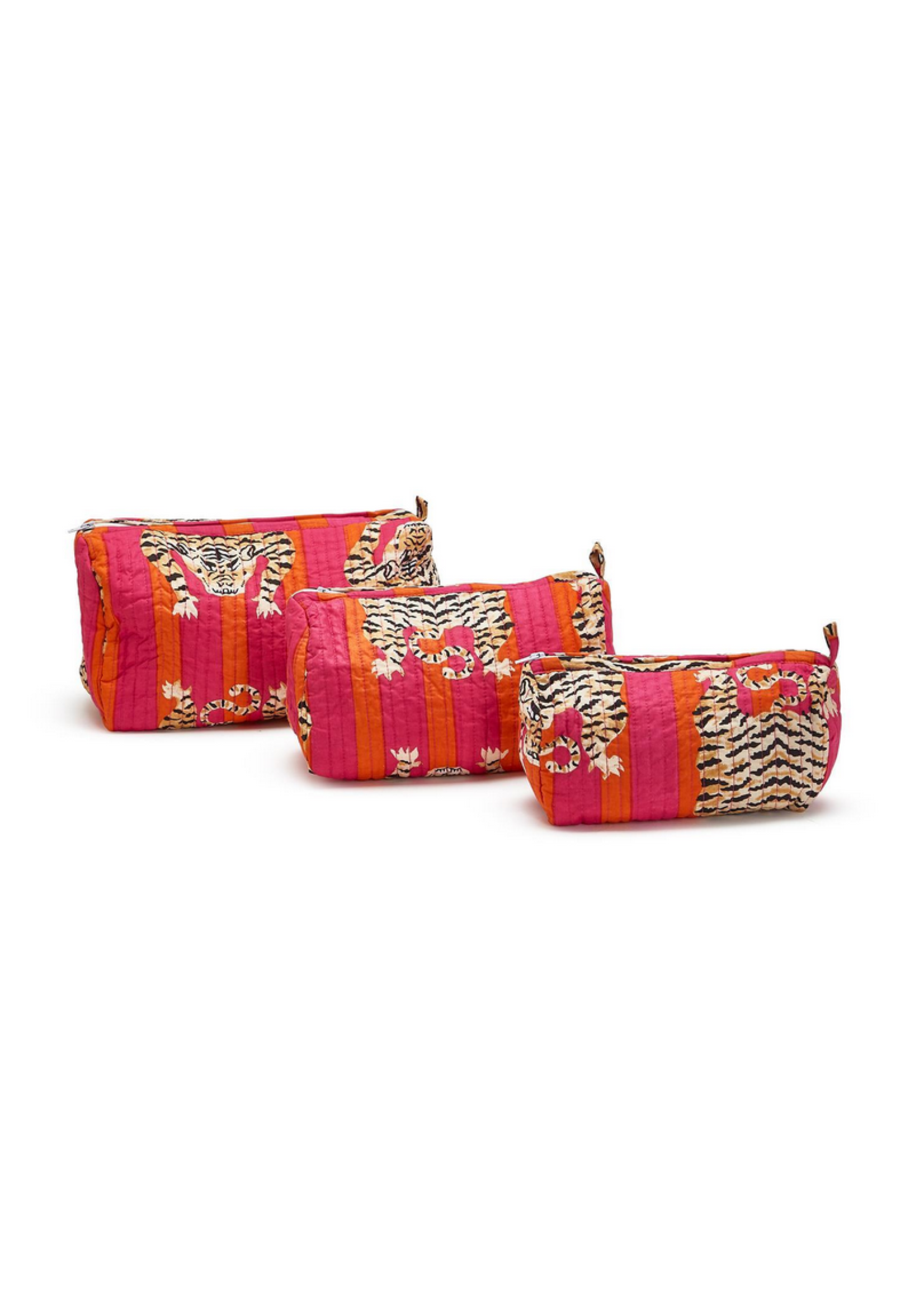 Two's Company Tiger Print Pouch