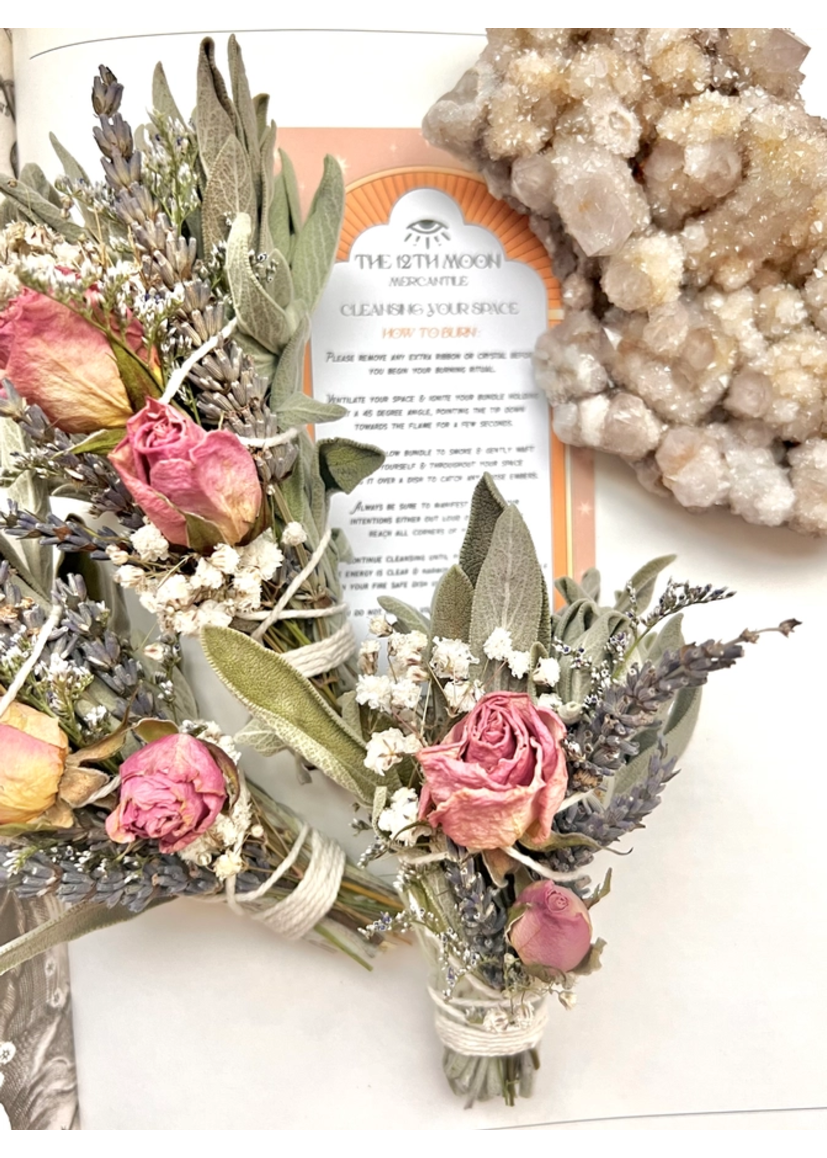 MAGIC RITUALS Smoke Cleansing Mini Sage Smudge Bundle