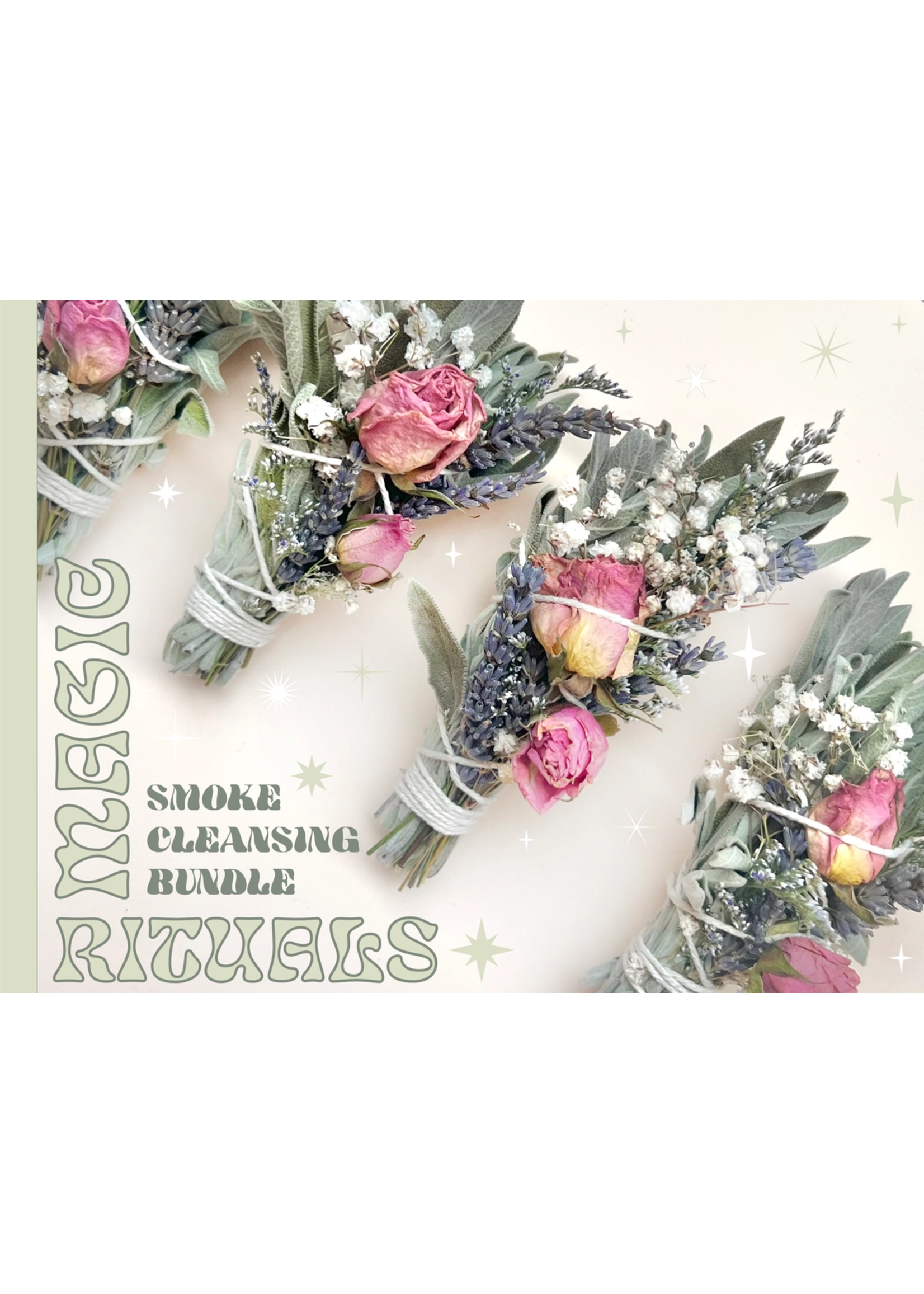 MAGIC RITUALS Smoke Cleansing Mini Sage Smudge Bundle