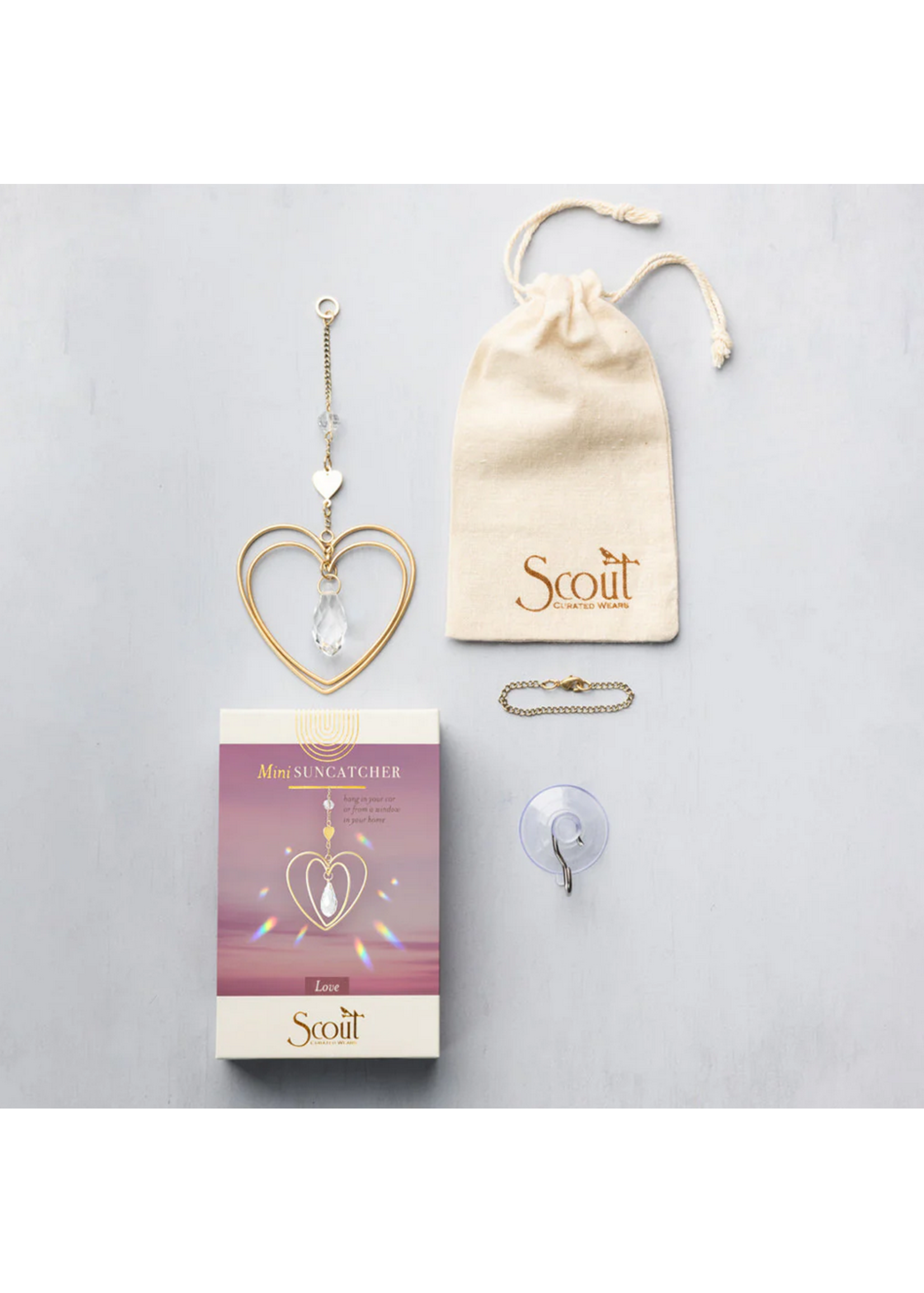 Scout Suncatcher Mini Heart Love