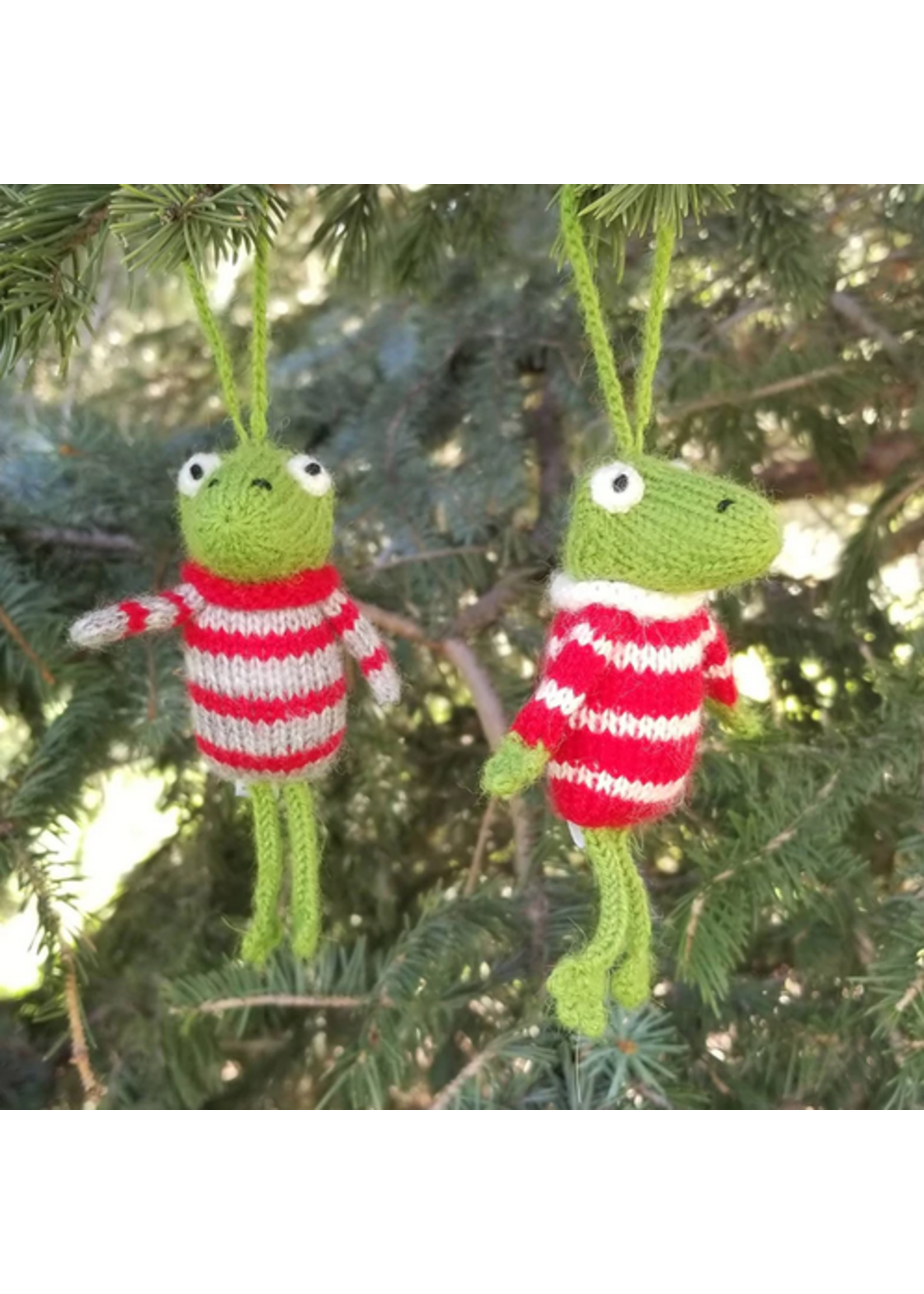 MELANGE Frog Ornament