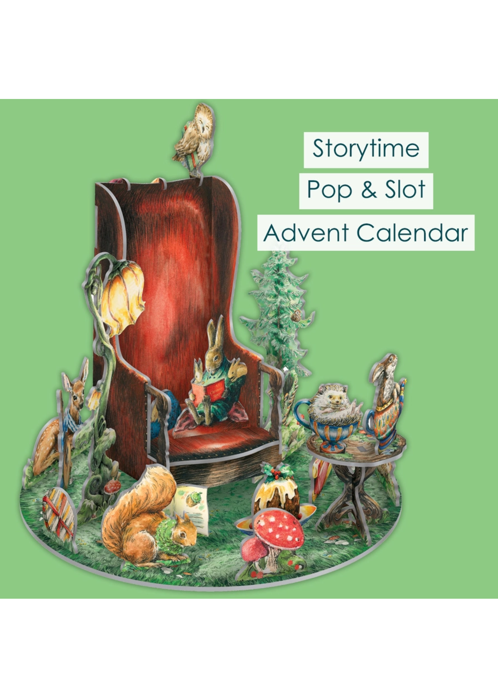 Roger La Borde Rabbit Storytime Christmas Pop & Slot 3D Advent
