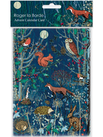 Roger La Borde Winter's Tale Animals Advent calendar card - ACC 102