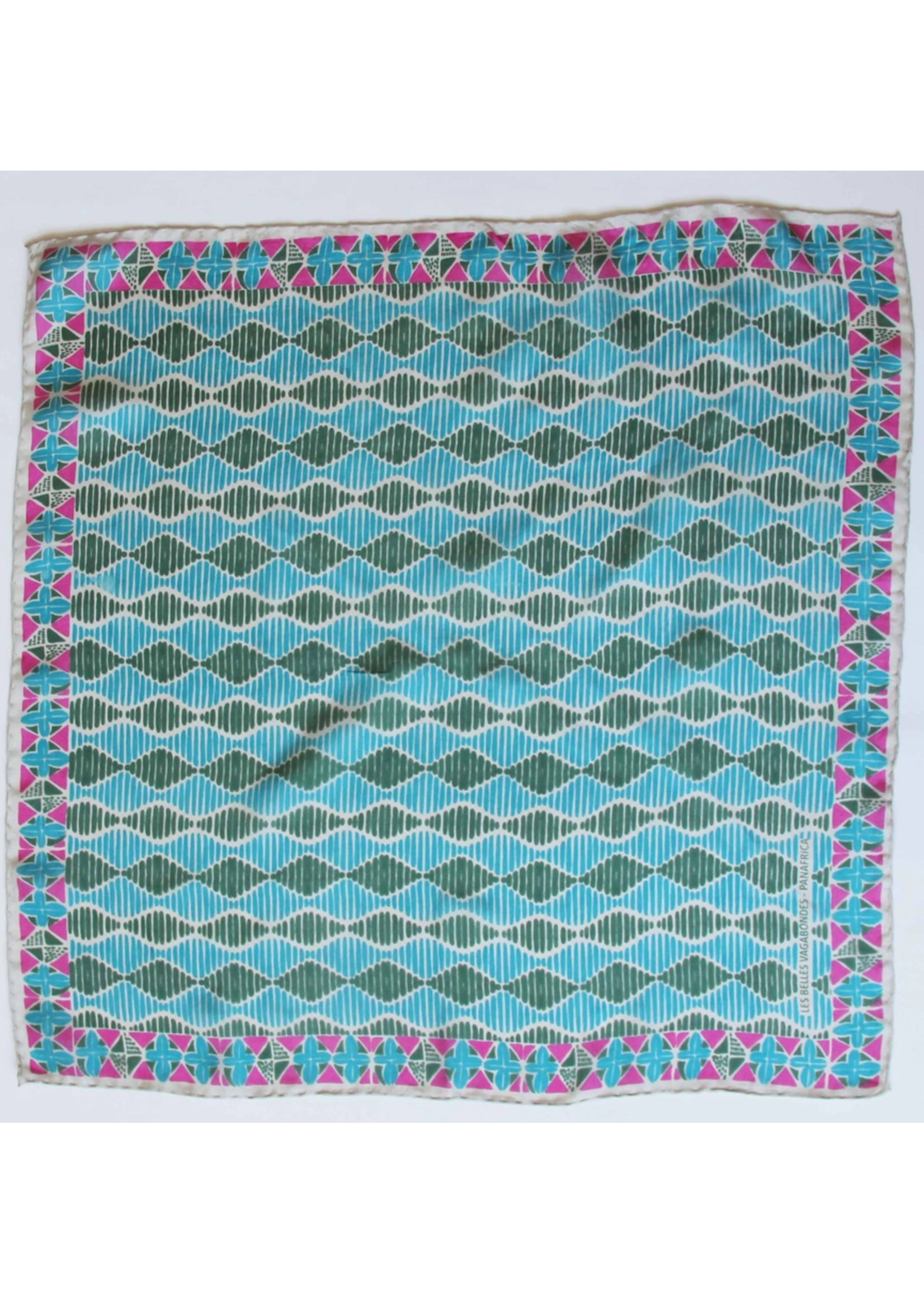 LBV 100% Pure Silk Mini Scarf Mopti (Panafrica) Sage