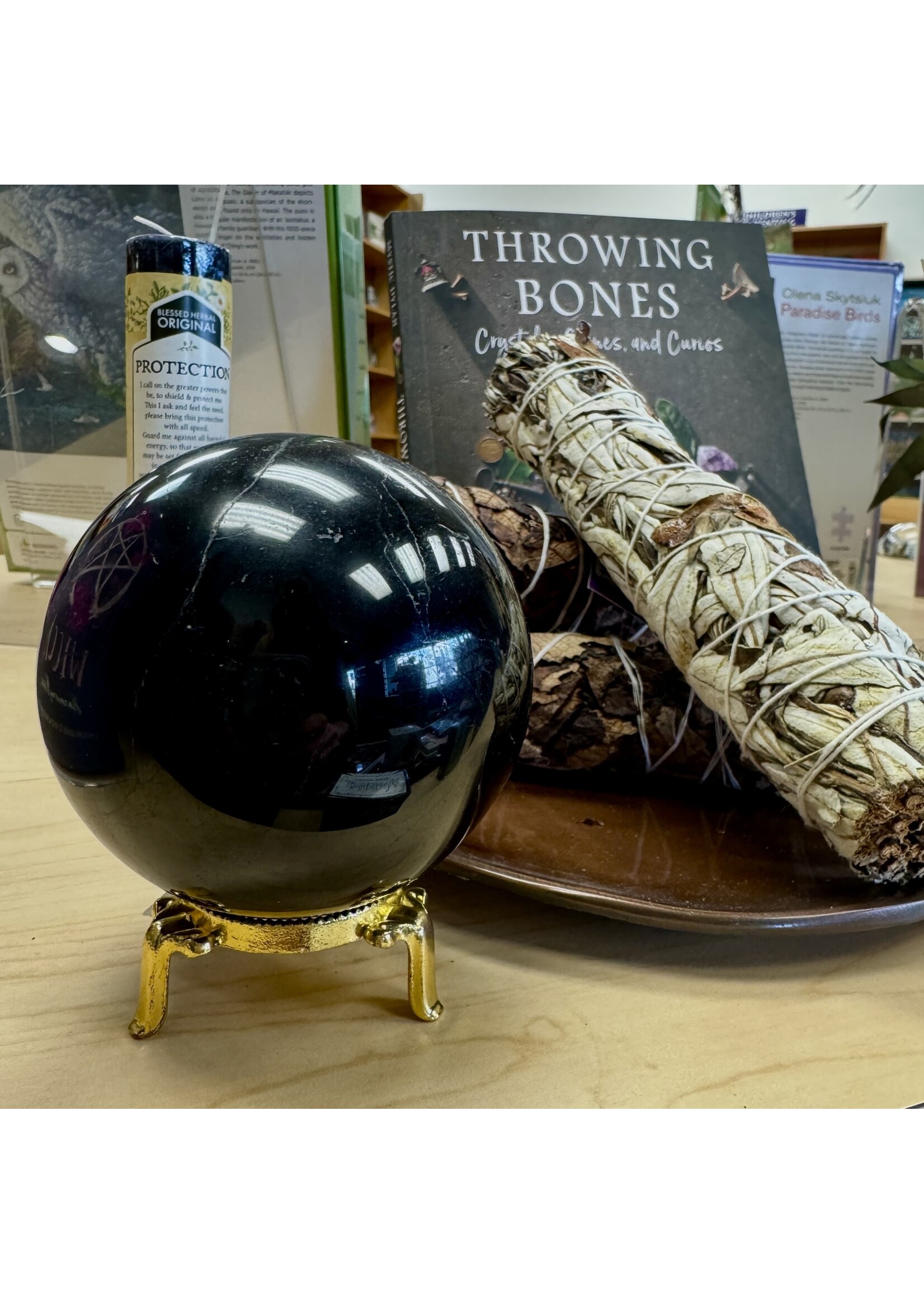 Black Tourmaline Sphere