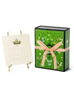 CAL2025 Classic Desk Calendar | Gold Easel
