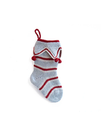 MELANGE Mini Elf Cuff Stocking - Grey