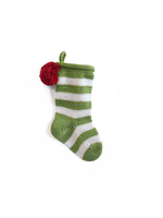 MELANGE Mini Stripe Stocking - Green