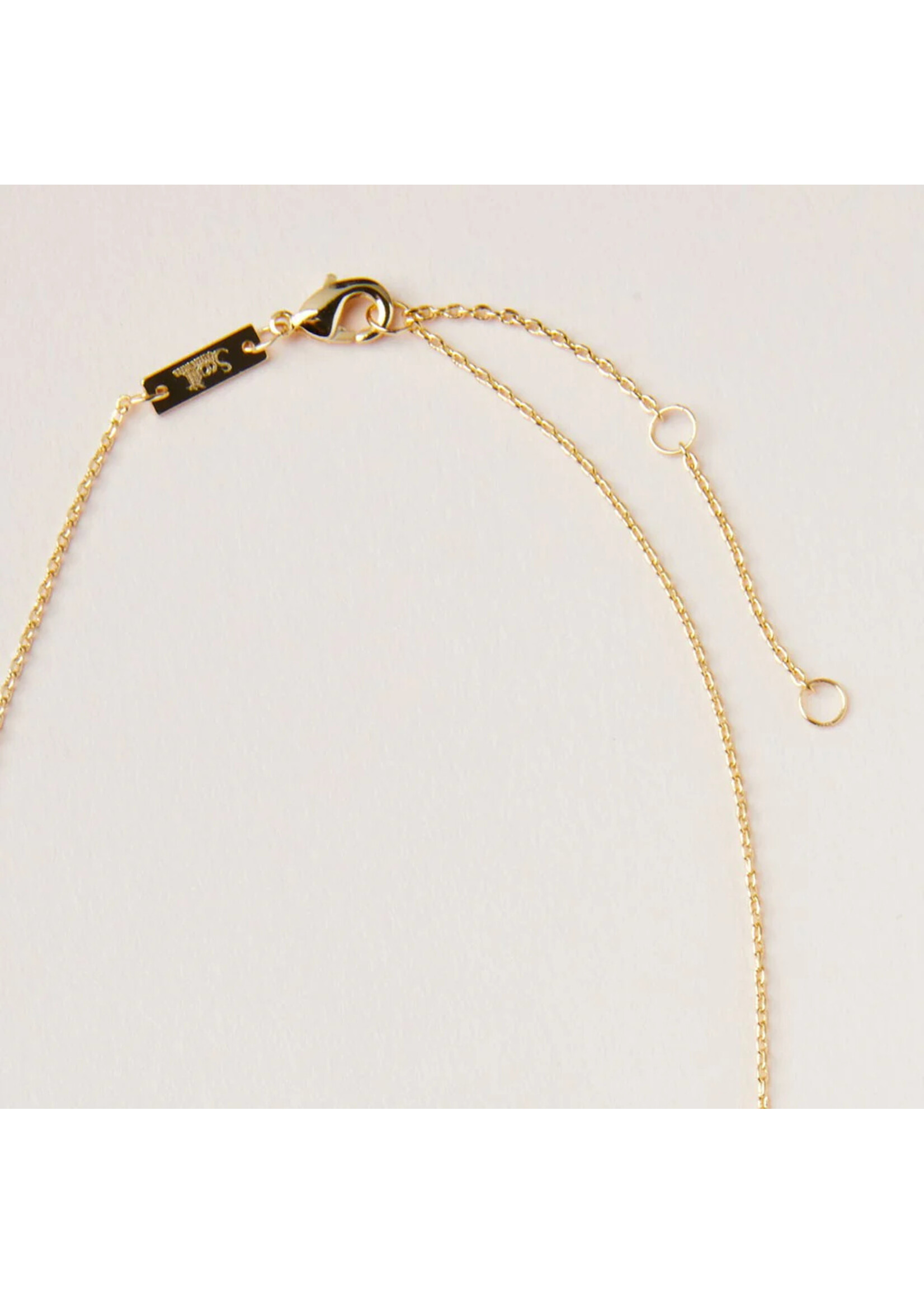 Scout Intention Charm Necklace - Courage Amazonite/Gold