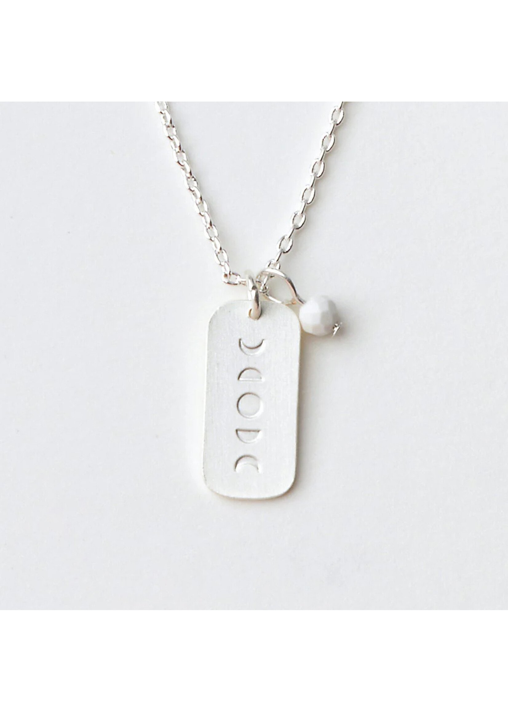 Scout Intention Charm Necklace - Harmony Howlite/Silver