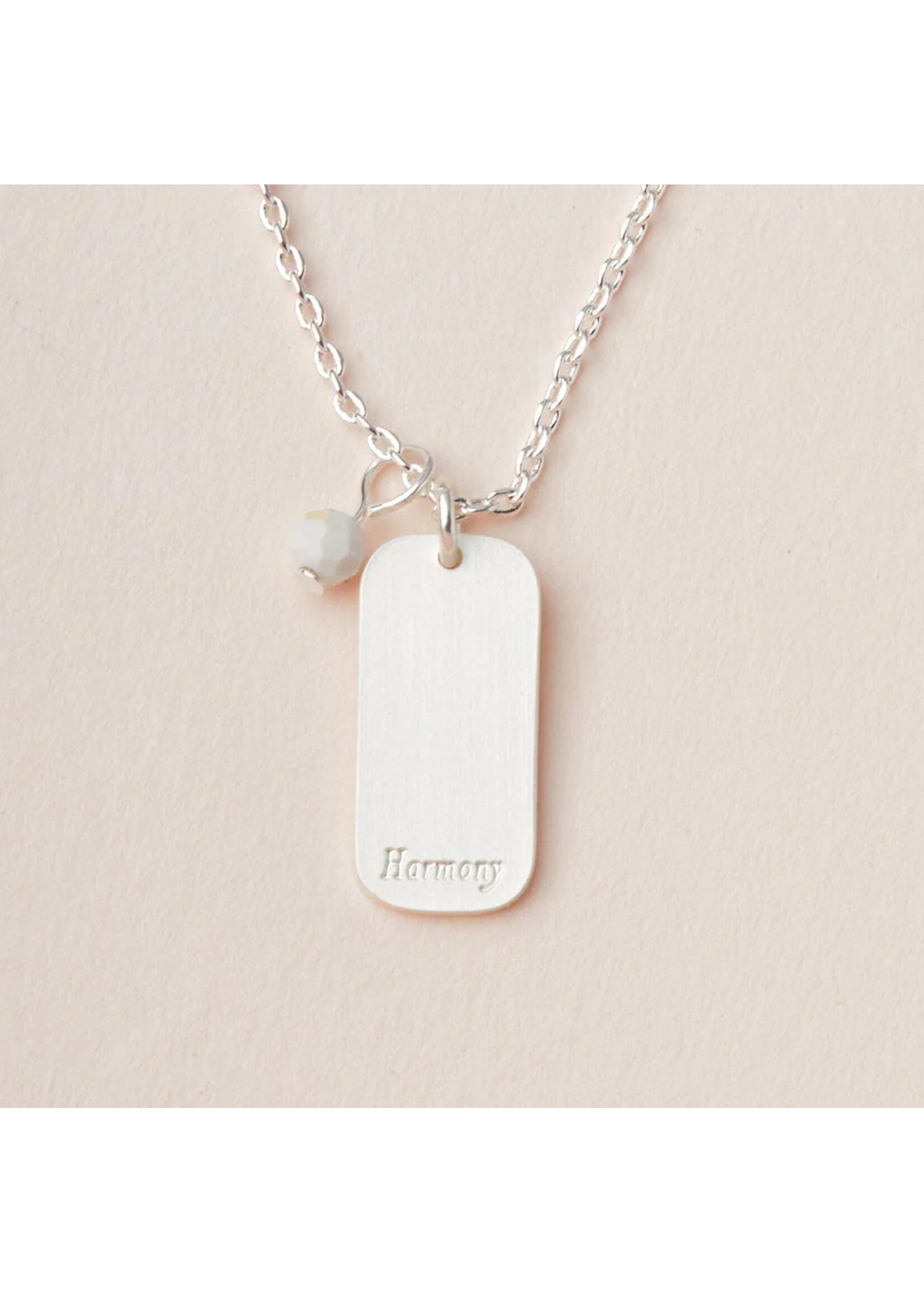 Scout Intention Charm Necklace - Harmony Howlite/Silver