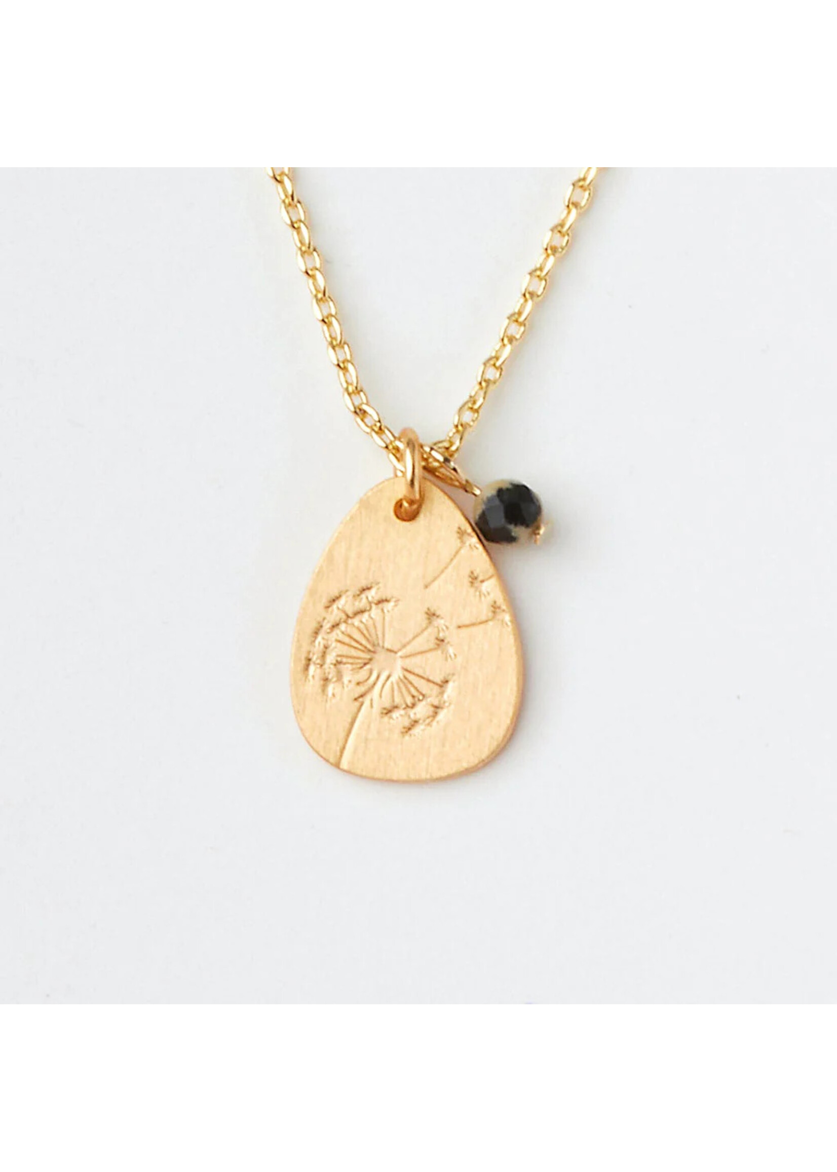 Intention Charm Necklace - Joy Dalmatian/Gold
