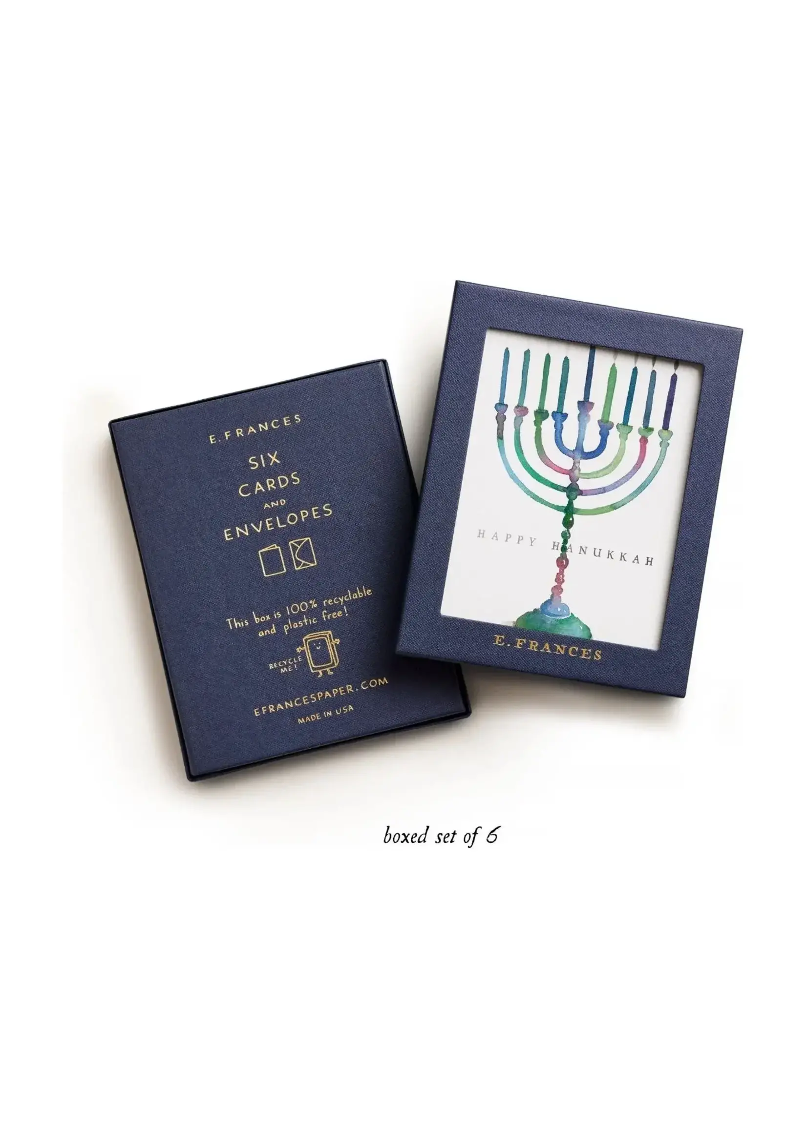 Card HANBOX Colorful Menorah