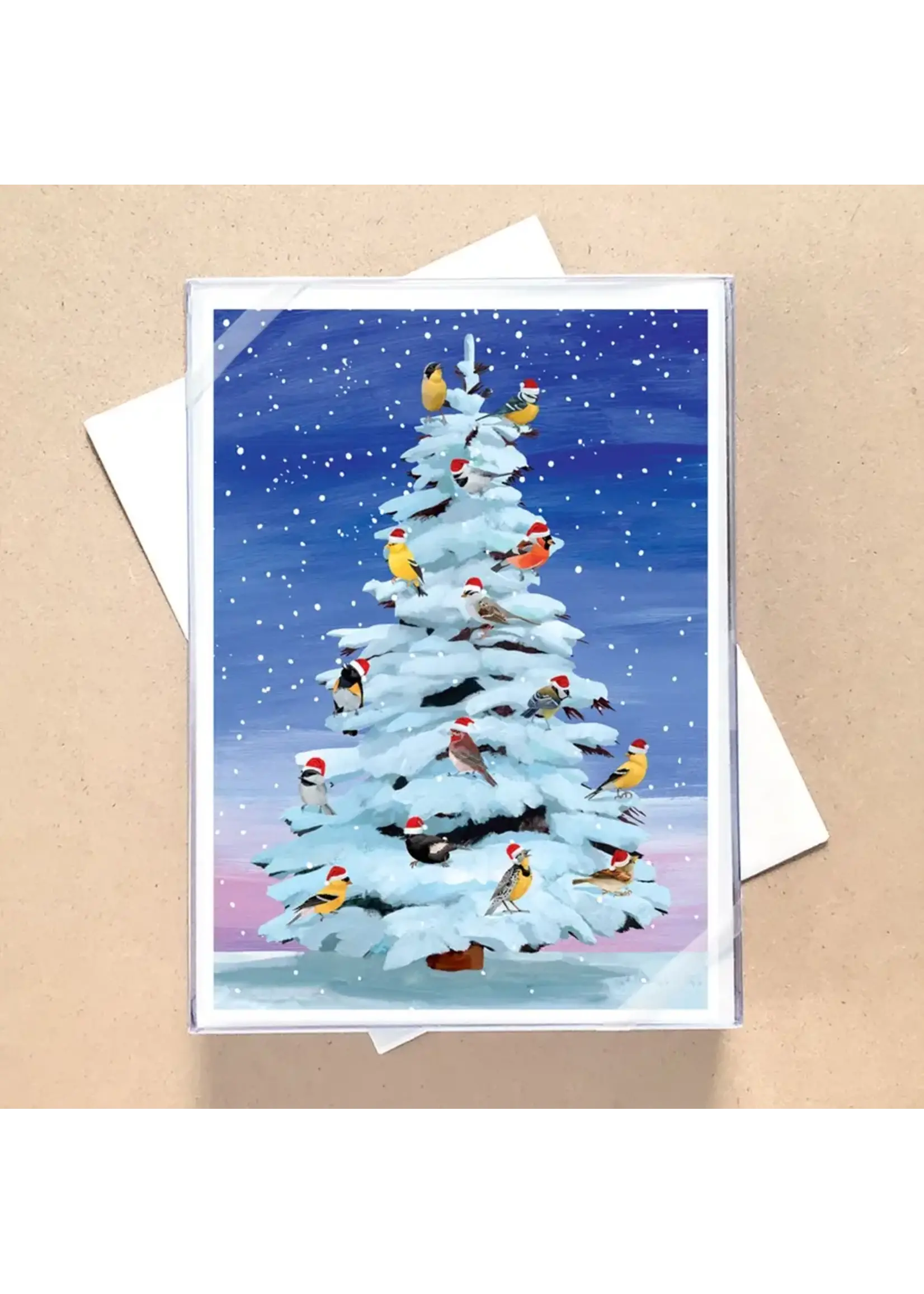 Cards Boxed Birdies Tree