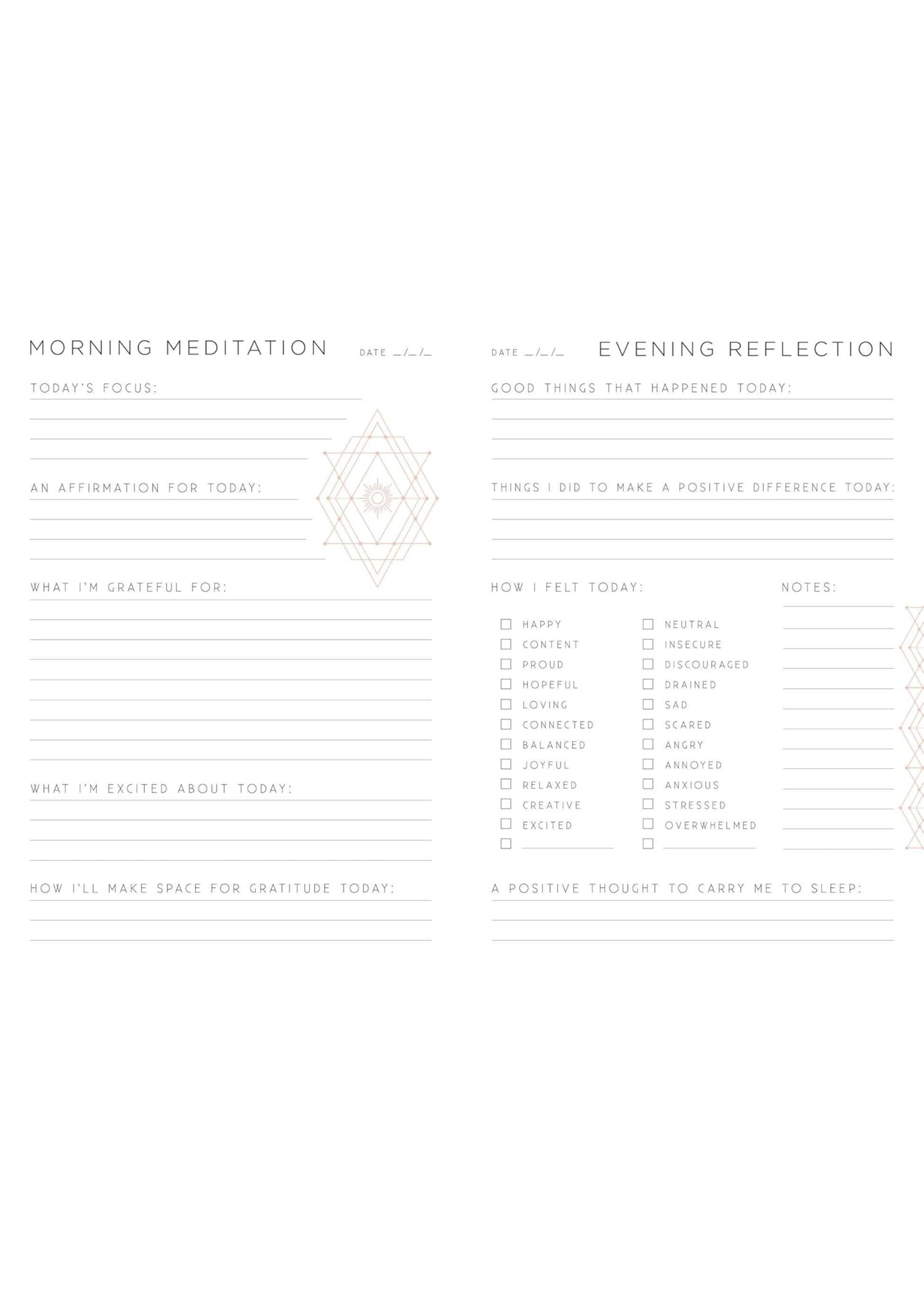 Insight Editions Gratitude - A Day and Night Reflection Journal