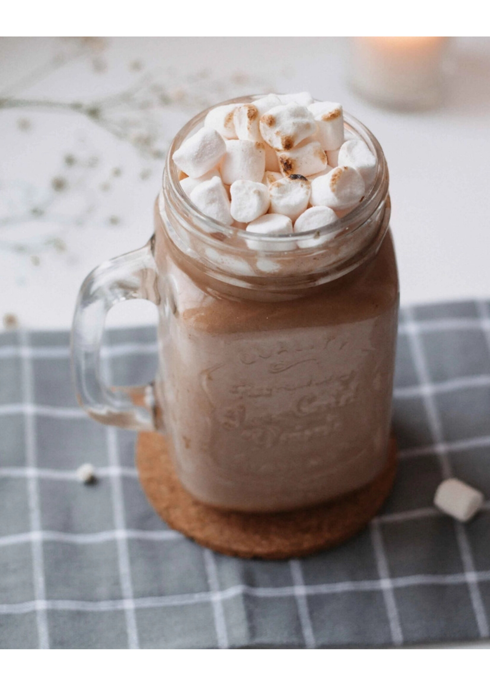 "Nutty S'More Bliss" - Hot Cocoa Mix Jar 8-10 Servings