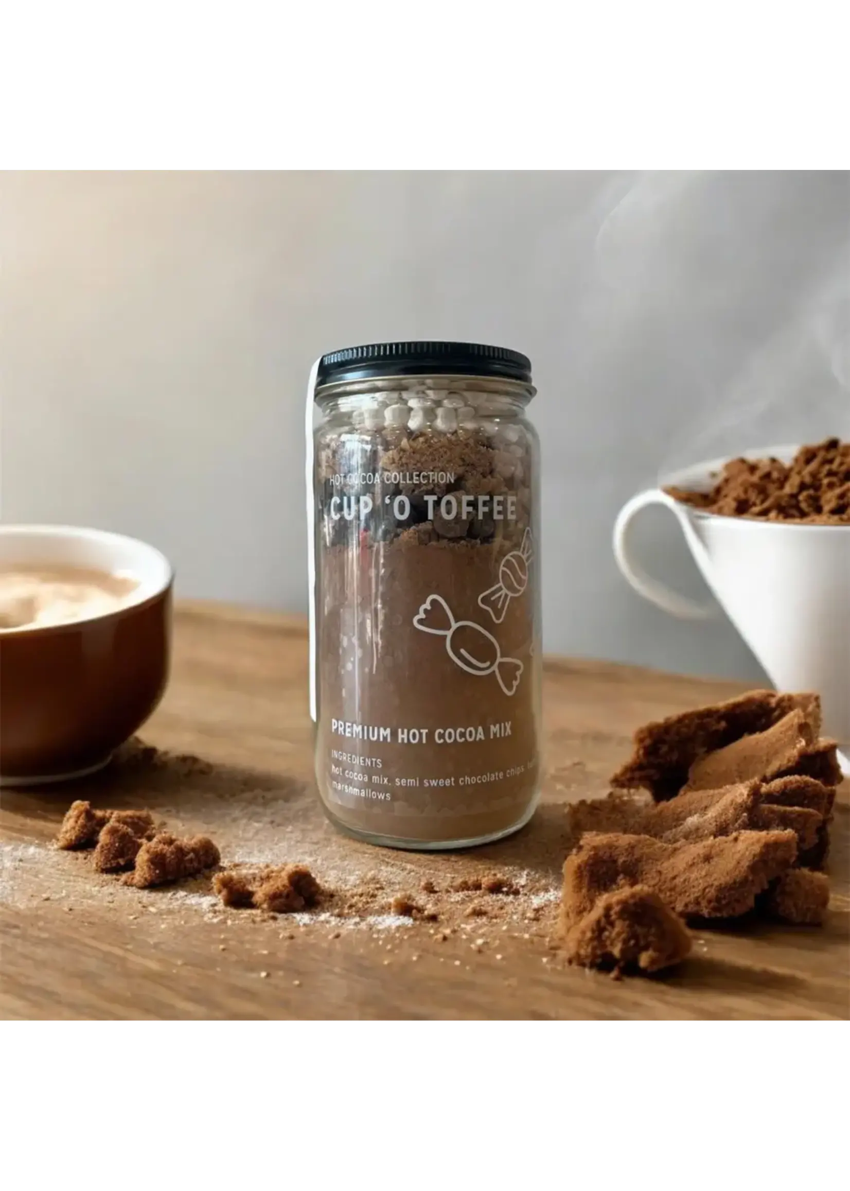 "Cup 'O Toffee" - Hot Cocoa Mix Jar 8-10 Servings