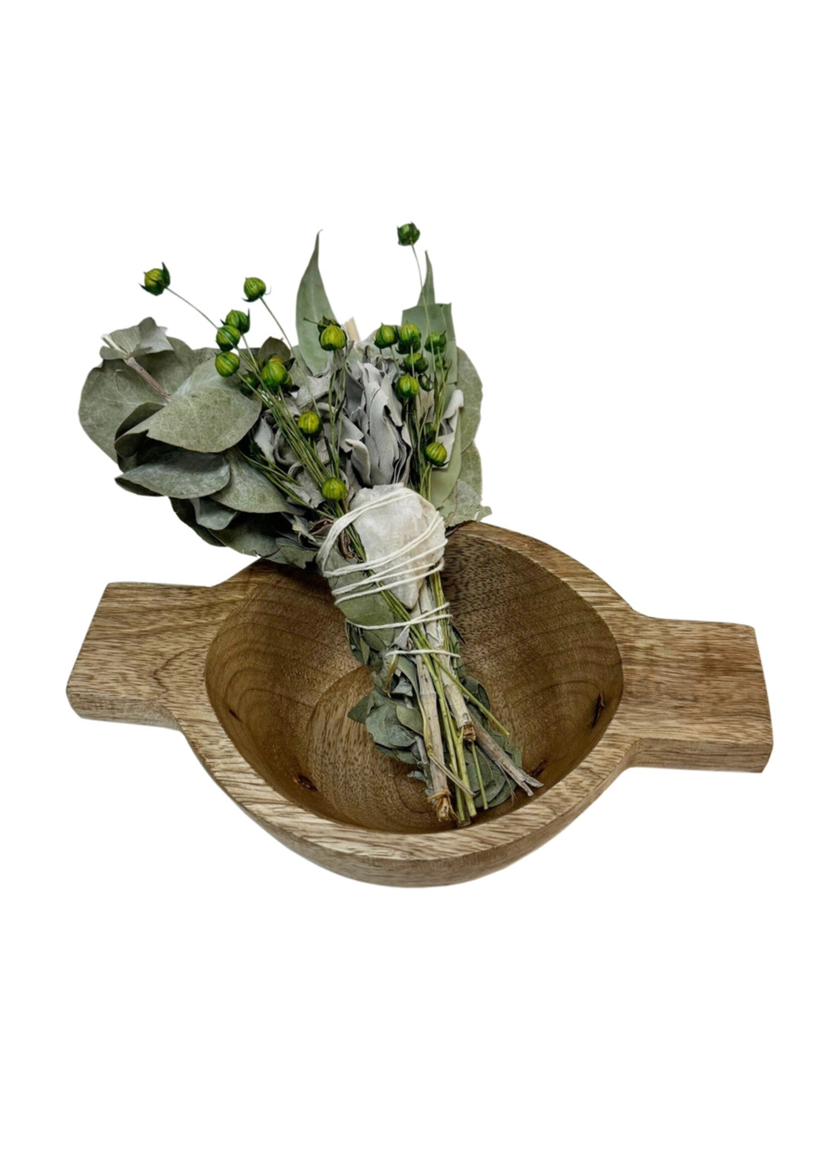 Smudge Sage Wand Eucalyptus 6"