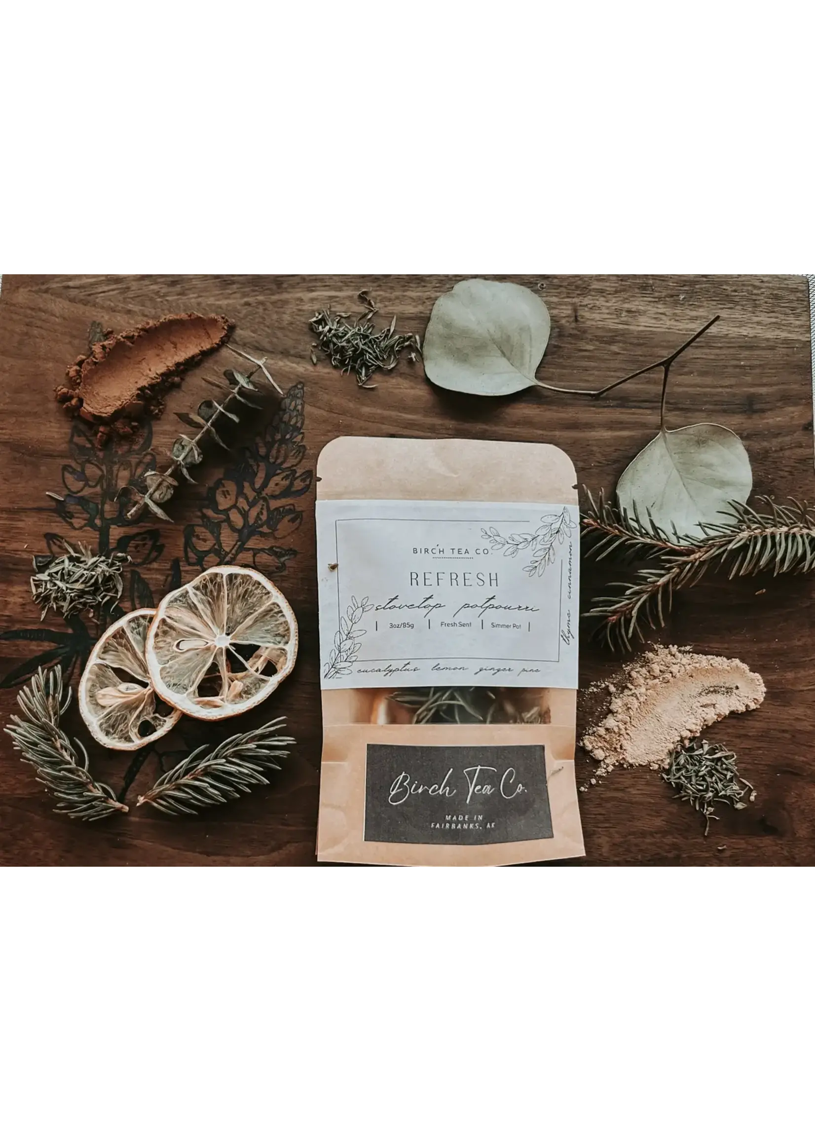 Birch Tea Refresh Potpourri Stovetop Kit