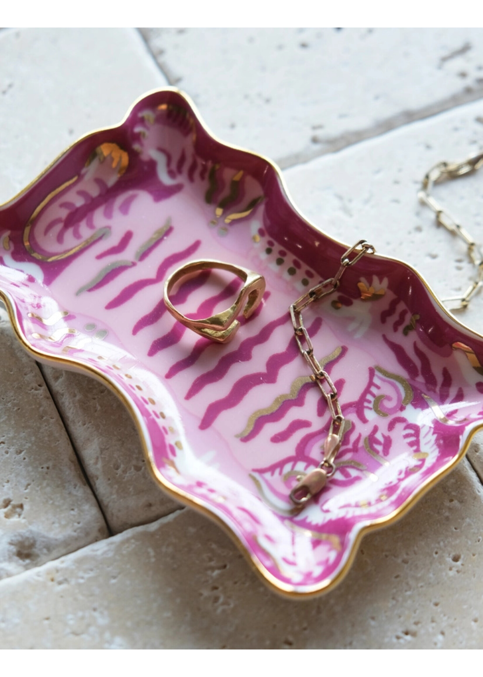 Tibetan Tiger Trinket Dish