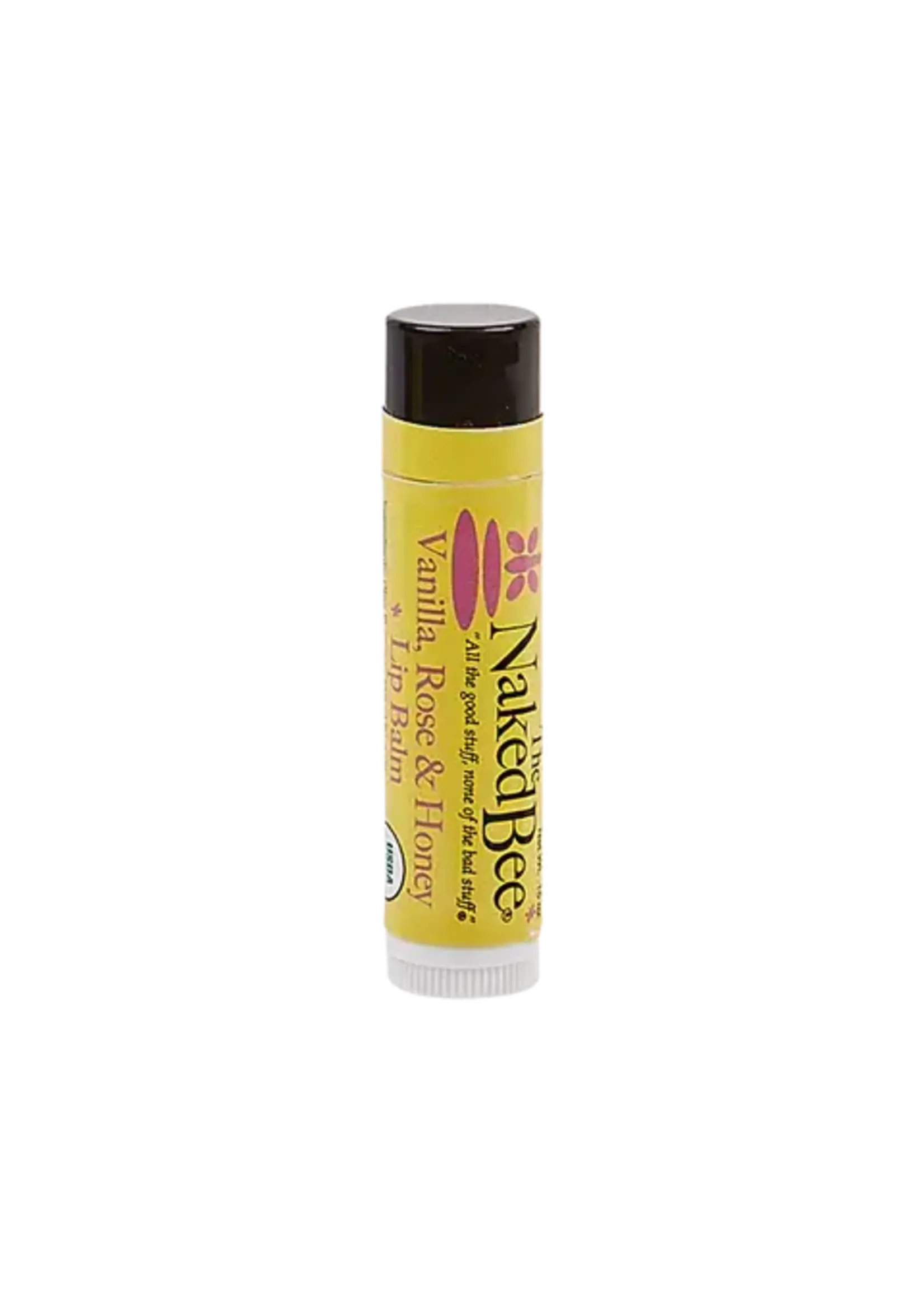 Naked Bee Vanilla, Rose & Honey Organic Lip Balm