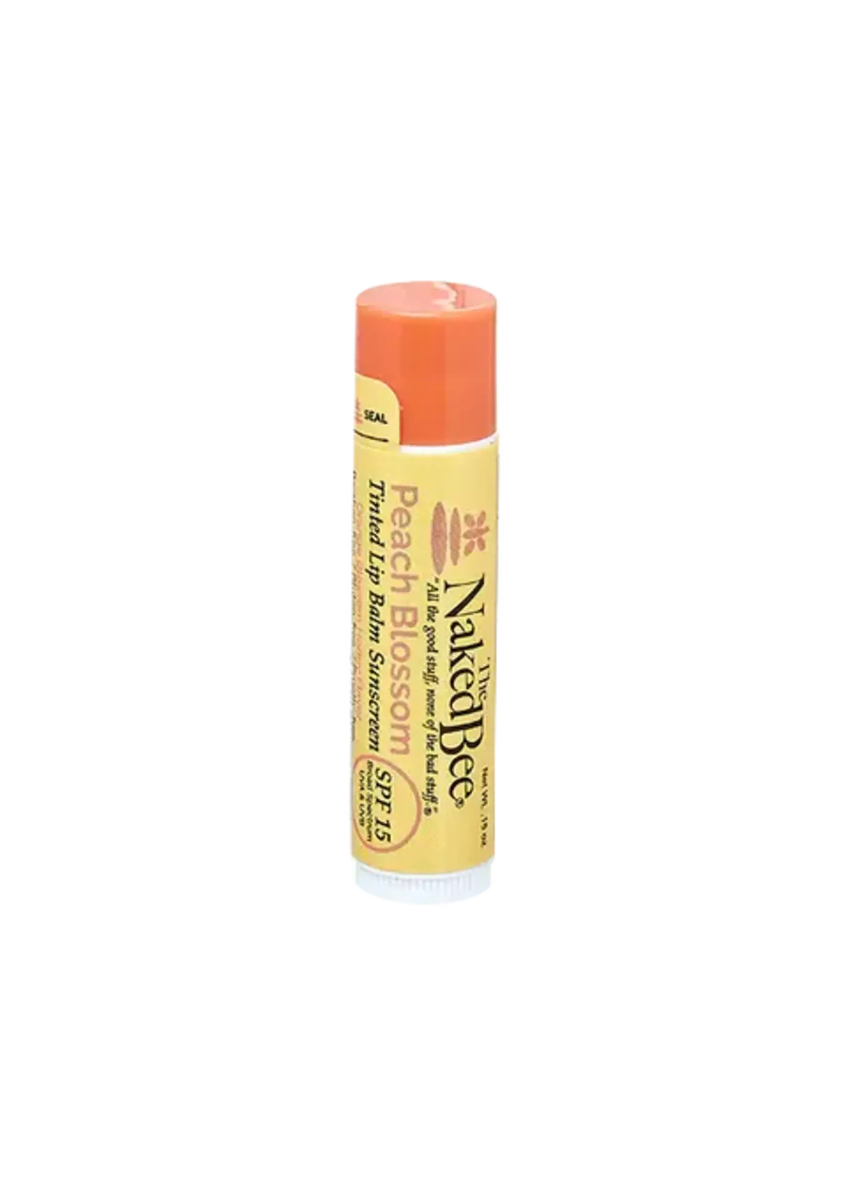 Naked Bee Orange Blossom Honey Tinted Lip Balm Peach Blossom
