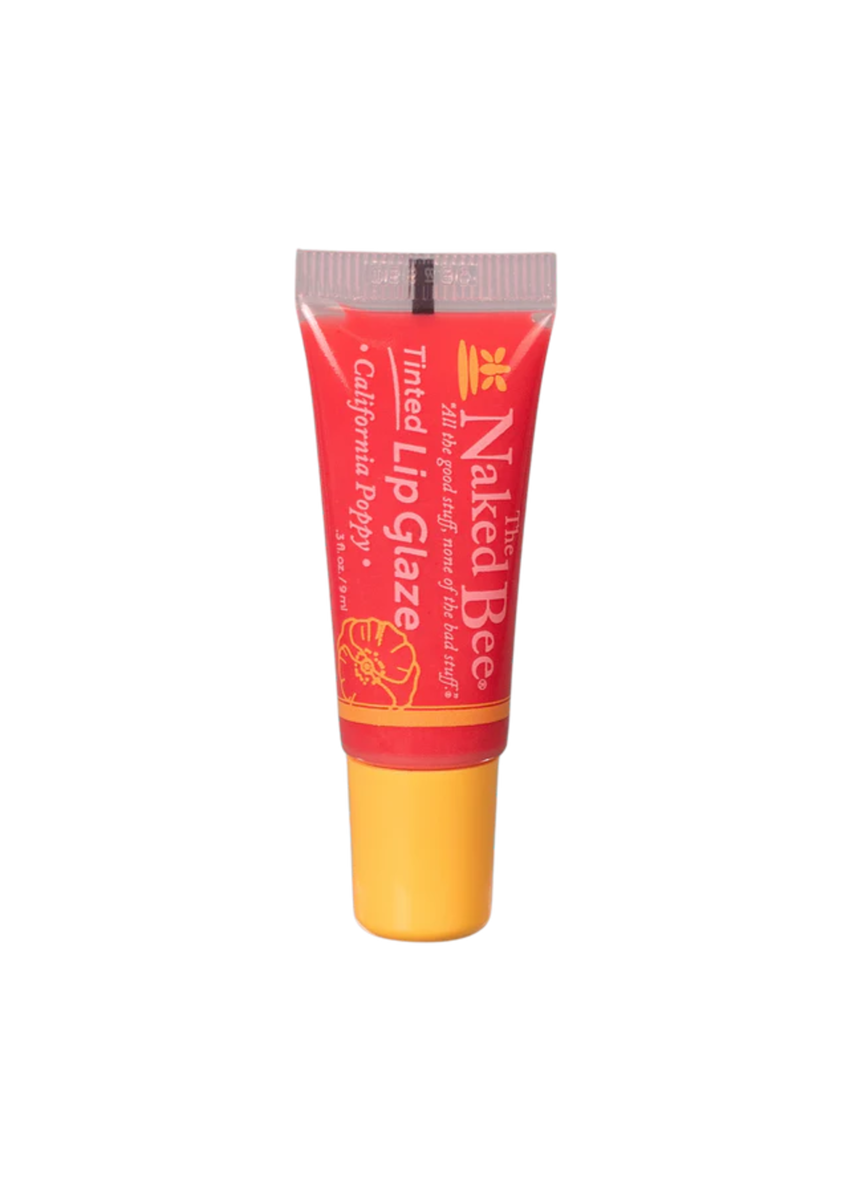 Naked Bee Lip Glaze Orange Blossom Honey California Poppy