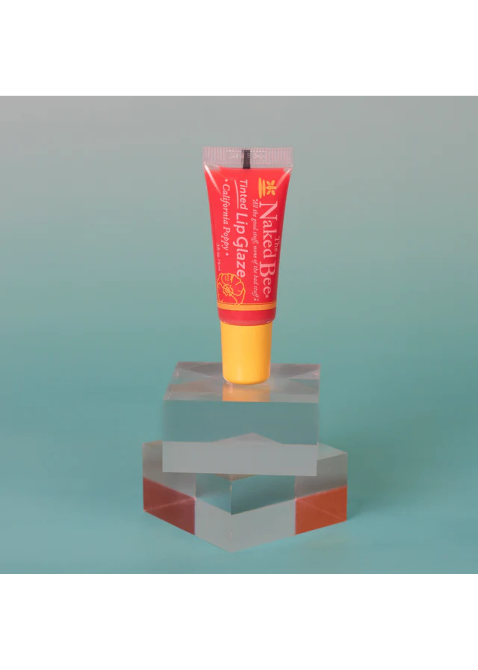 Naked Bee Lip Glaze Orange Blossom Honey California Poppy