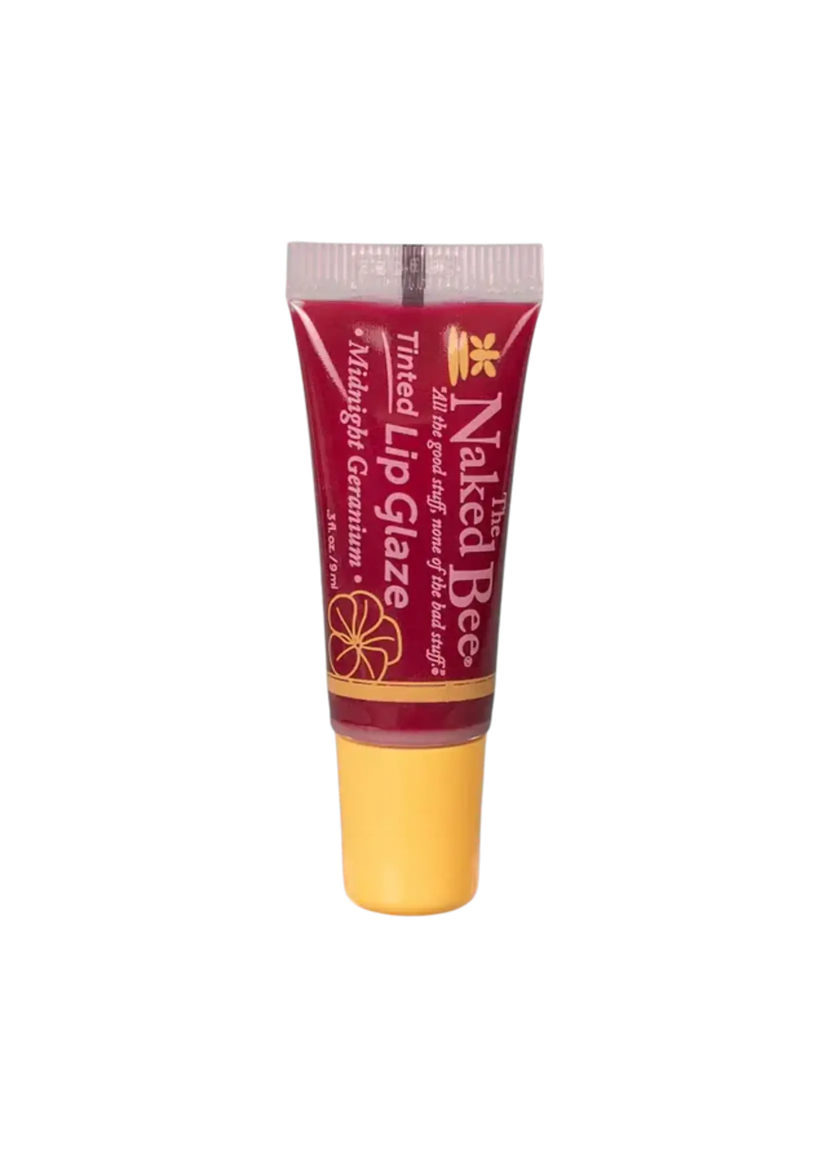 Naked Bee Lip Glaze Orange Blossom Honey Midnight Geranium