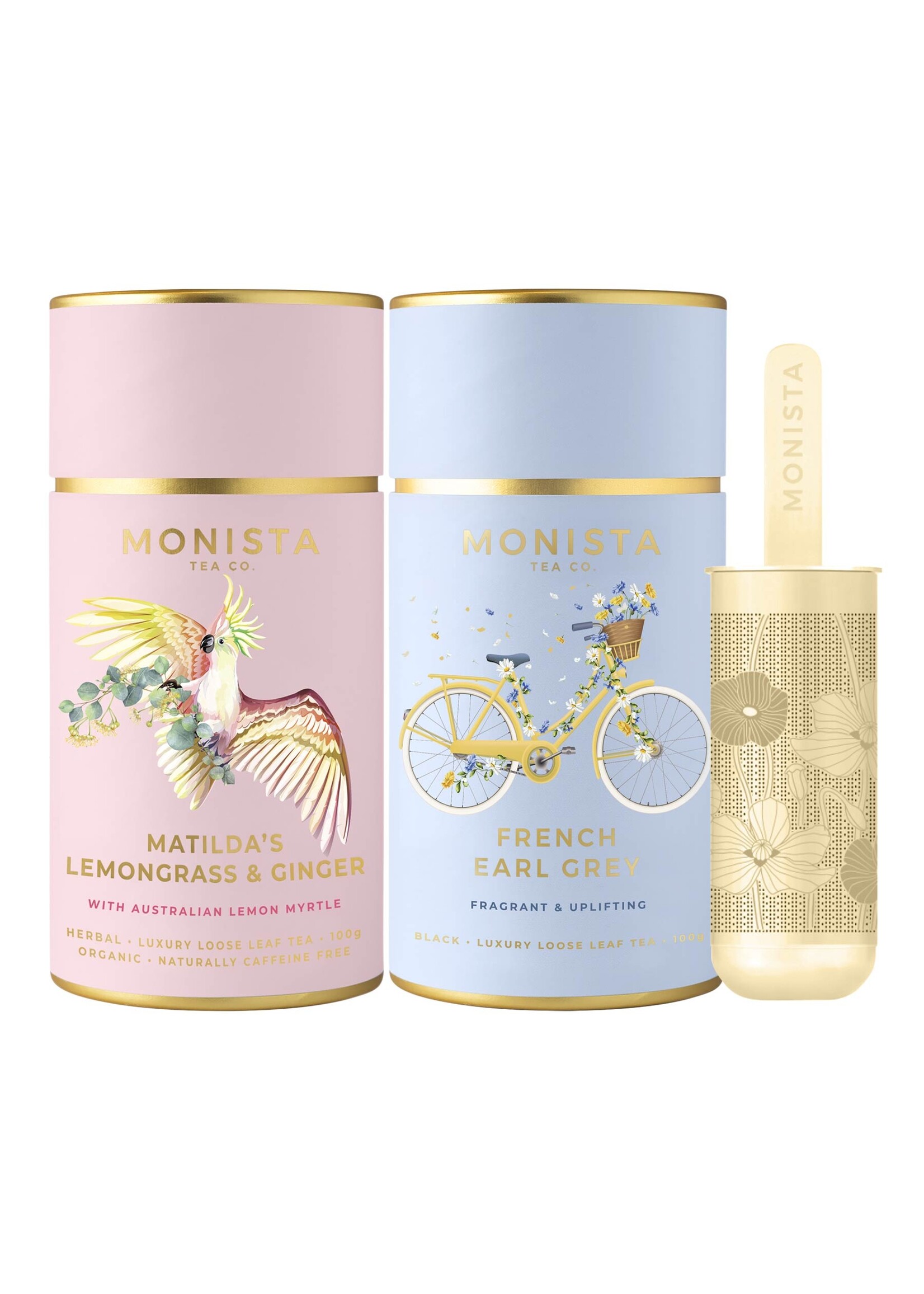 Monista Tea For A Lady 2 Teas/ 1 Infuser