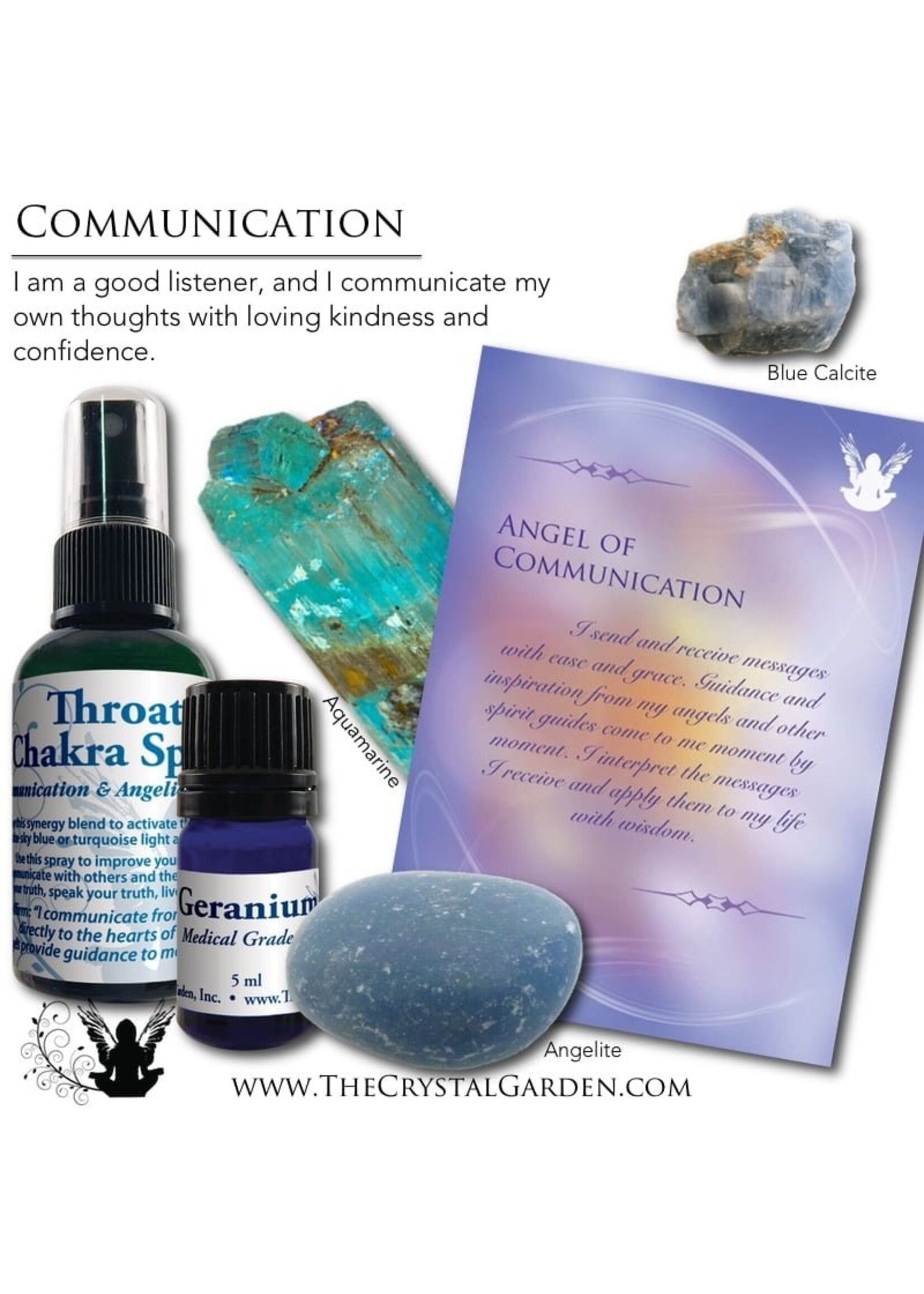 Crystal Garden Throat Chakra Spray 2oz