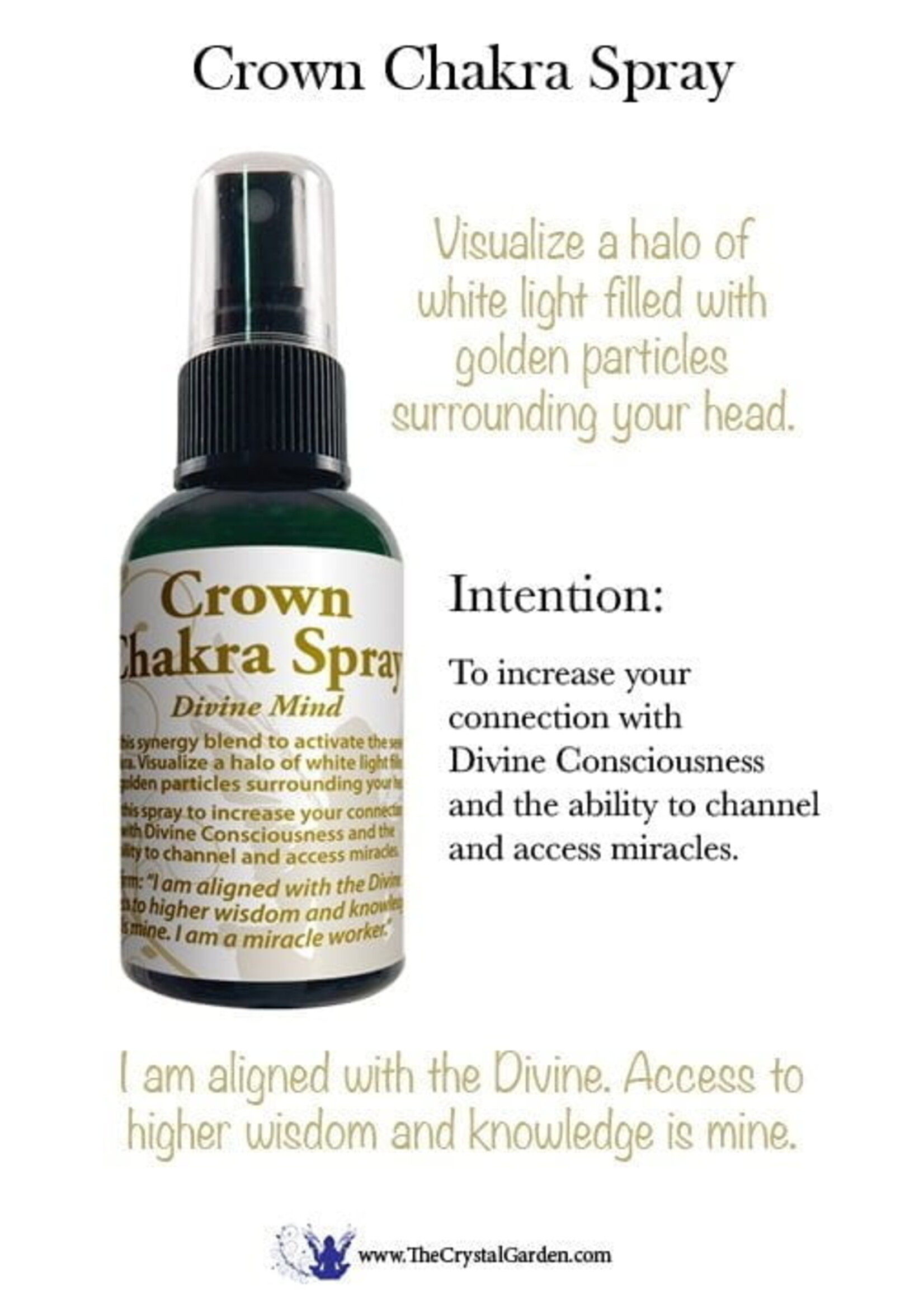 Crystal Garden Crown Chakra Spray