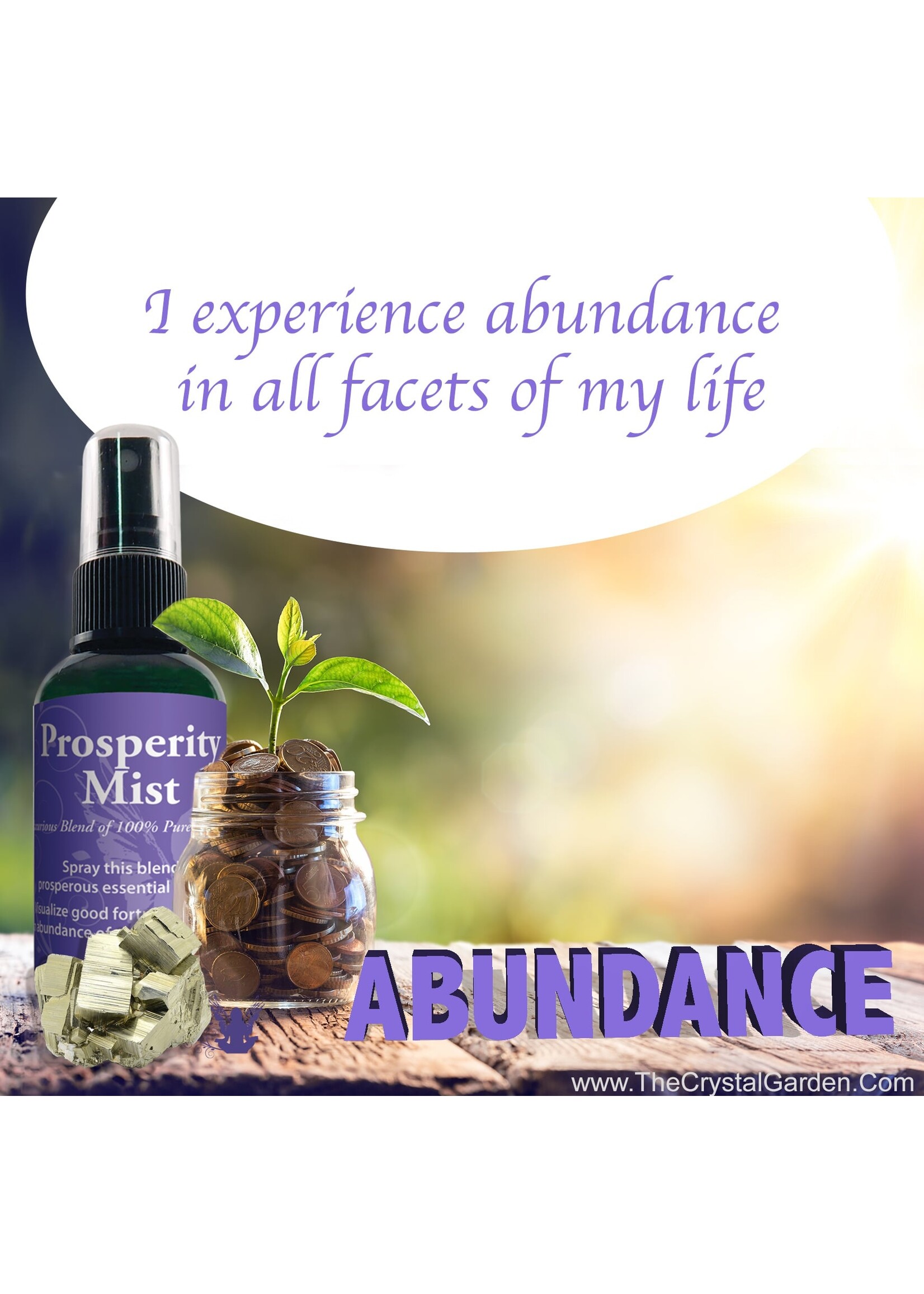 Crystal Garden Prosperity Mist 2 oz