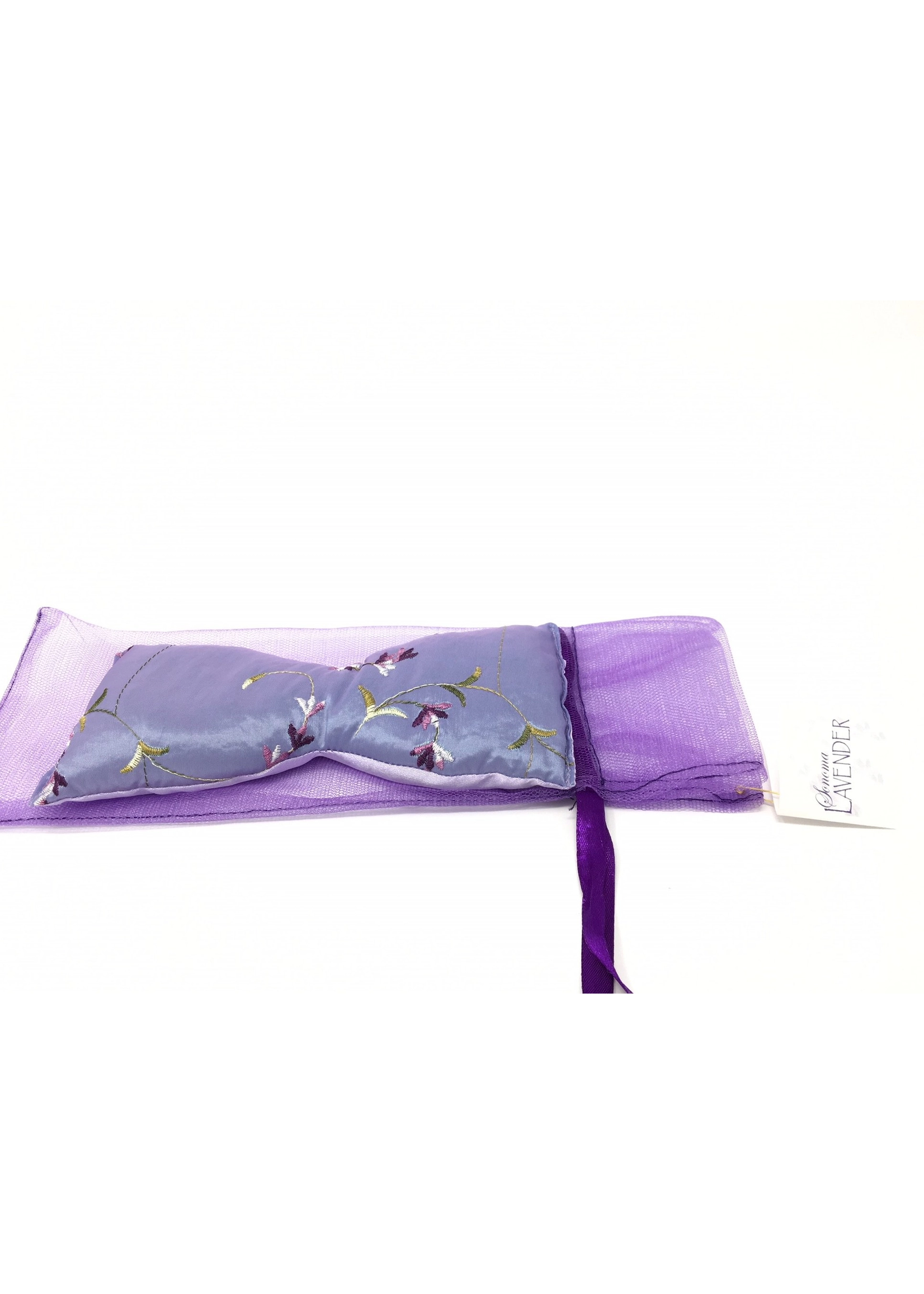 Sonoma Eye Pillow Lavender Embroidered Lilac