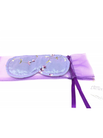 Sonoma Sleep Mask Embroidered Lilac Lavender