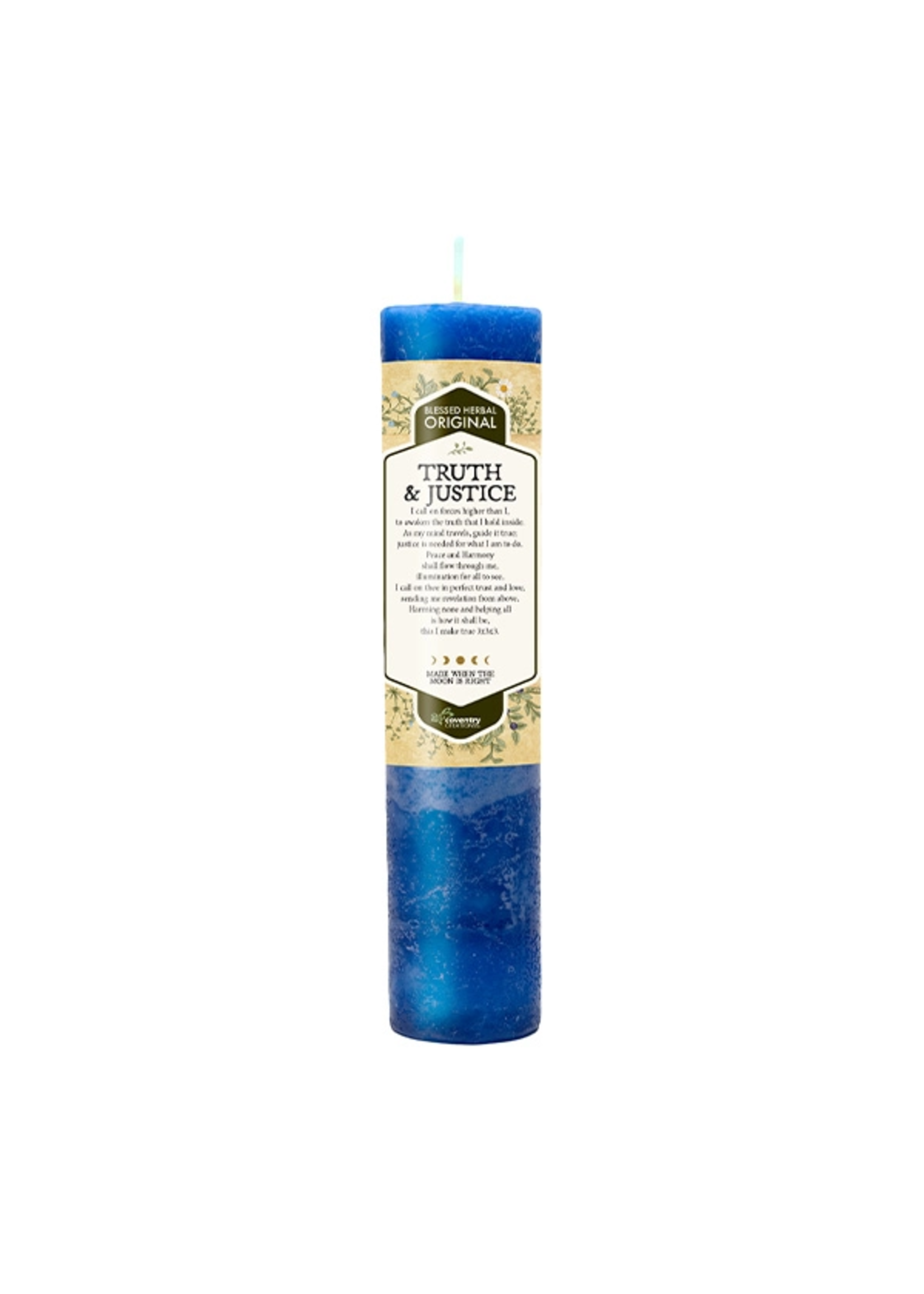 Coventry  Creations BLESSED HERBAL Candle Truth & Justice