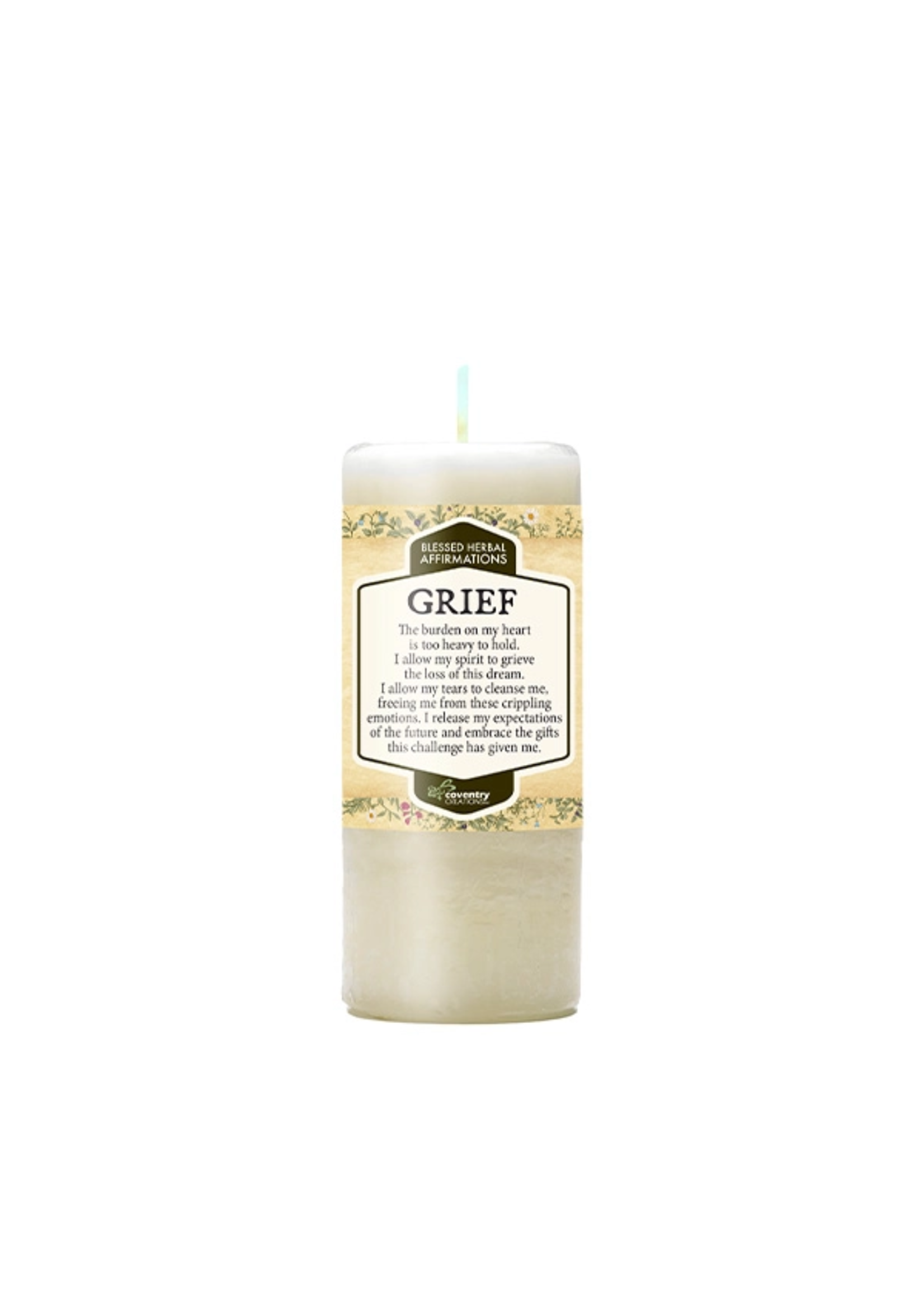 Candle AFFIRMATIONS Grief